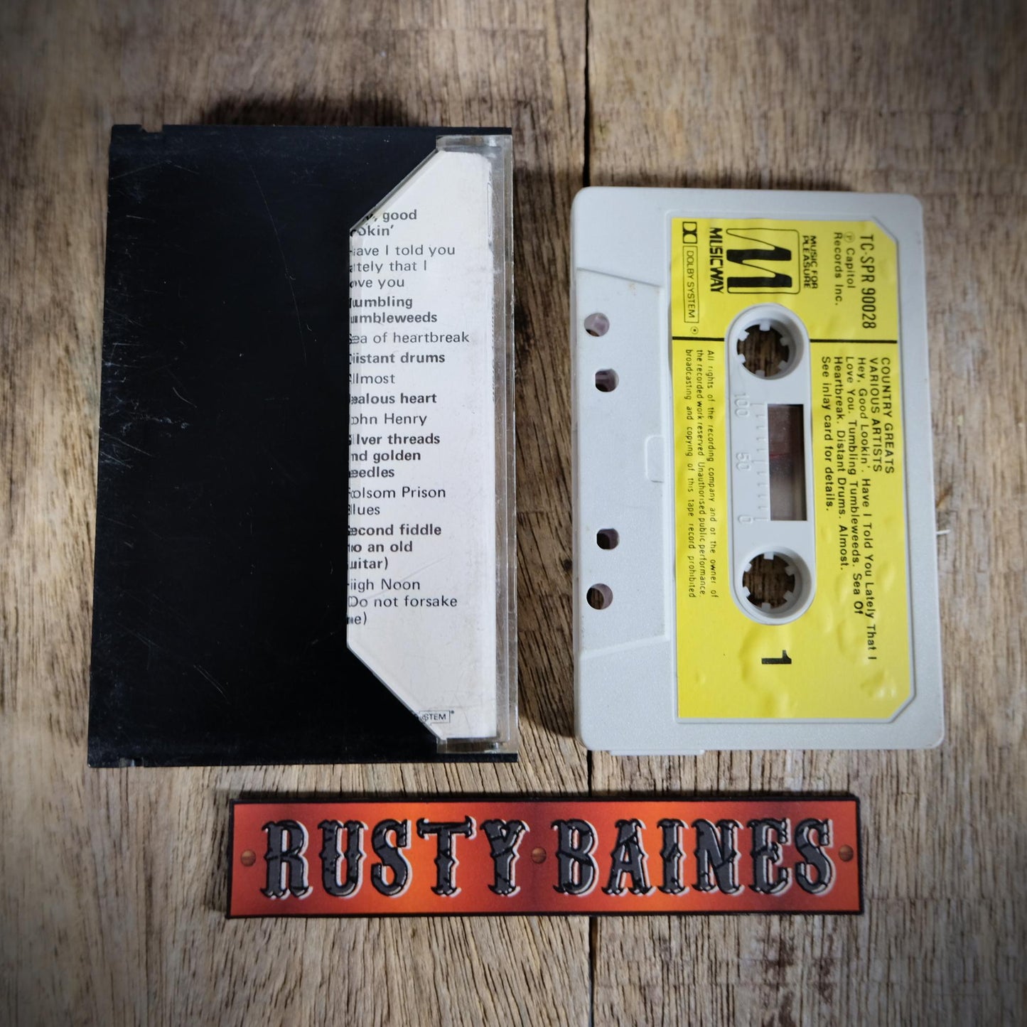 Cassette Tape, Country Greats, Country Compilation
