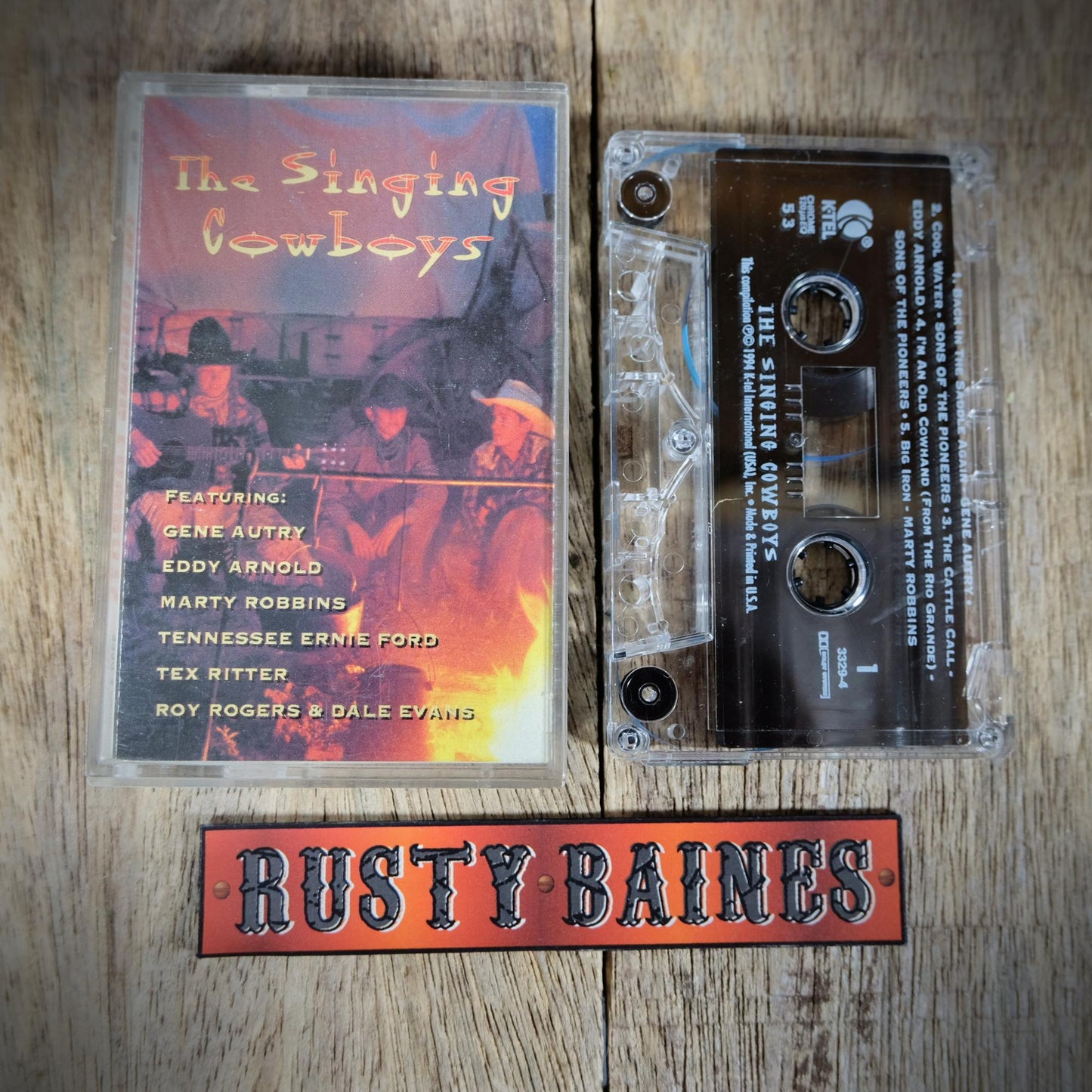 Cassette Tape, The Singing Cowboys, Country Compilation