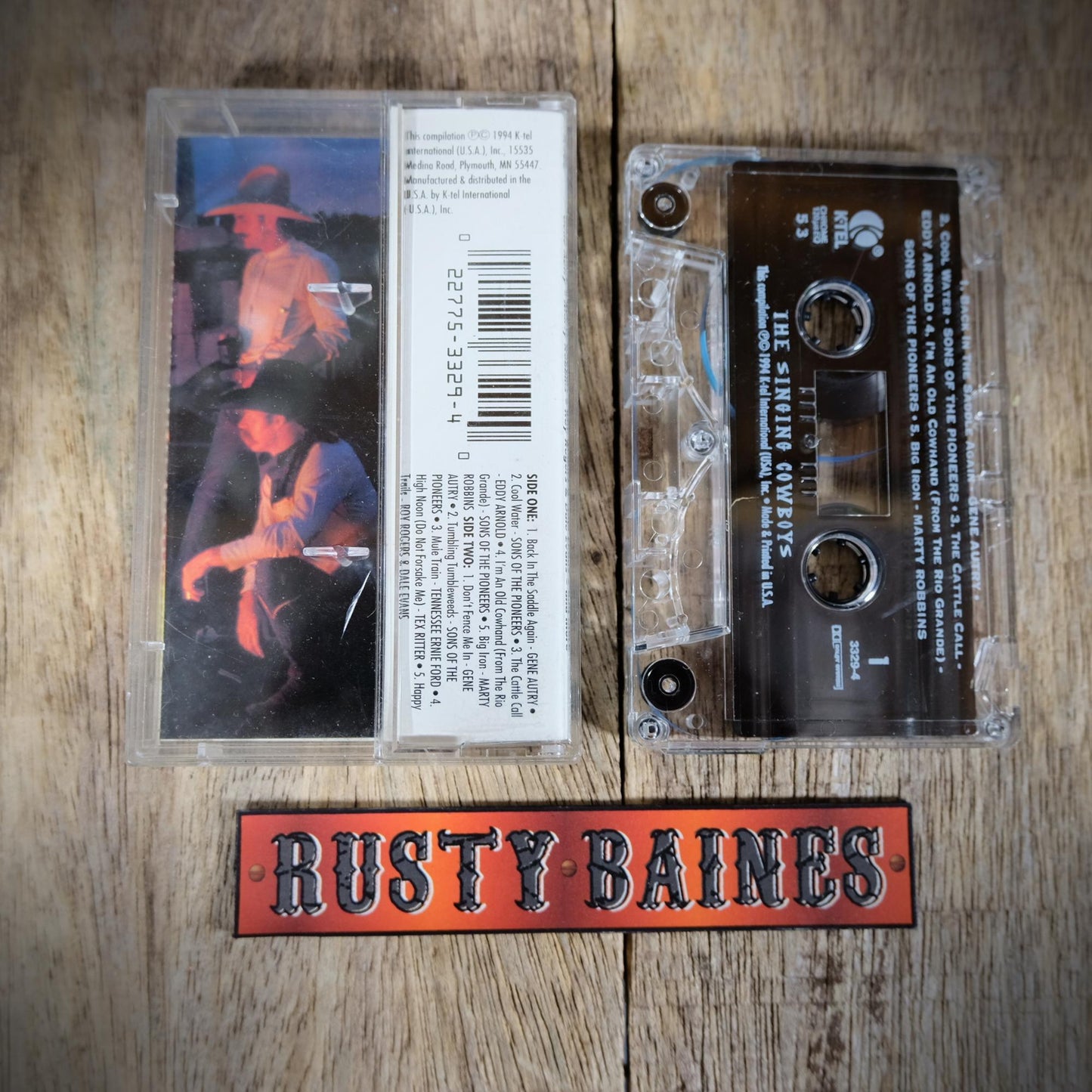 Cassette Tape, The Singing Cowboys, Country Compilation