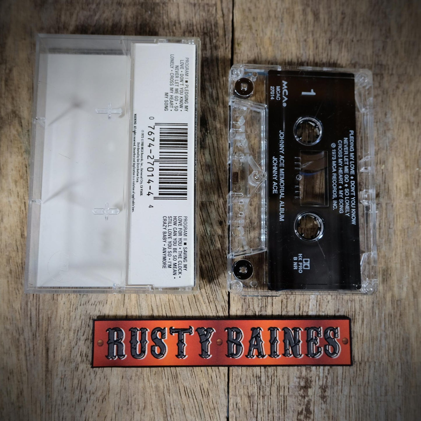Cassette Tape, Johnny Ace Memorial Album