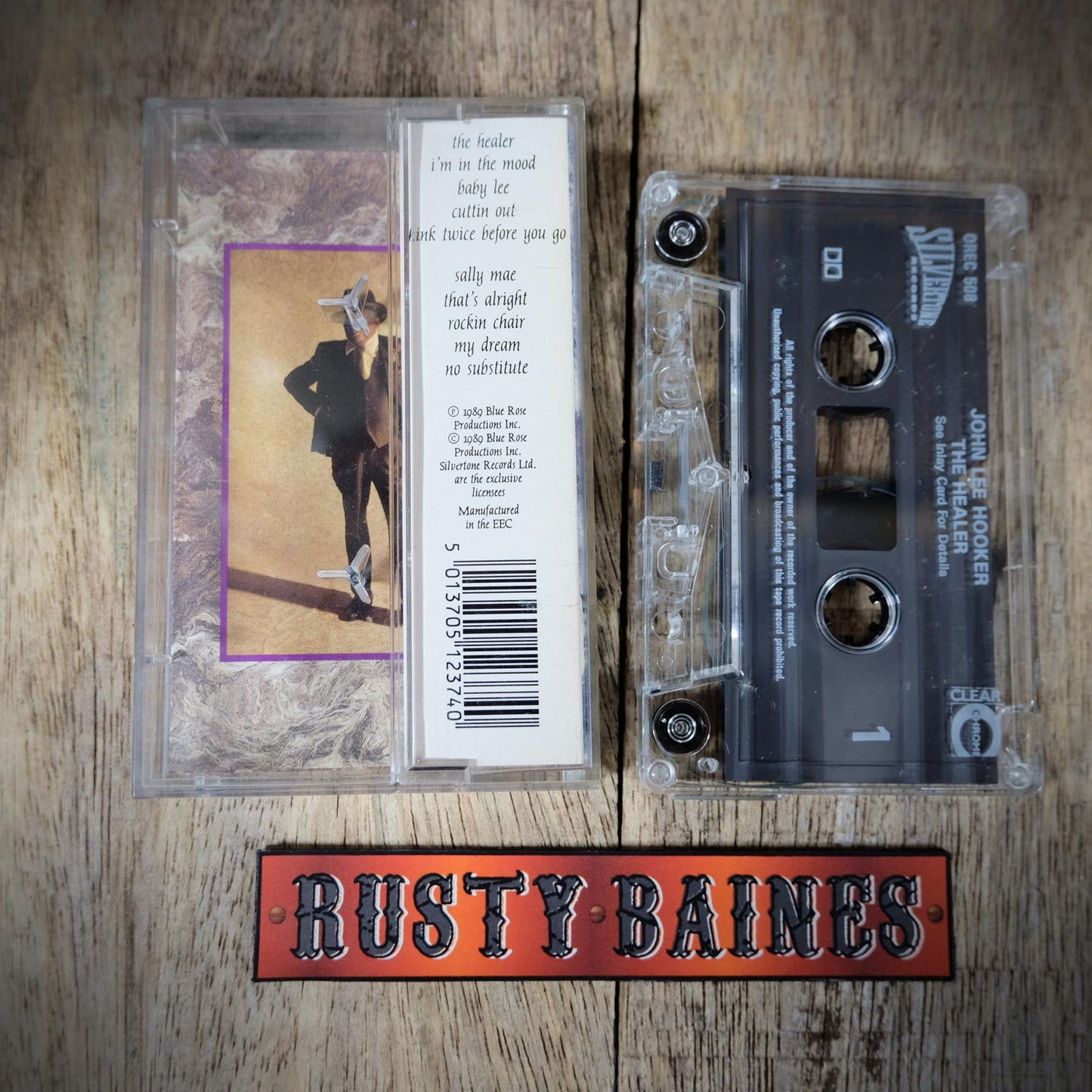 Cassette Tape, John Lee Hooker, The Healer