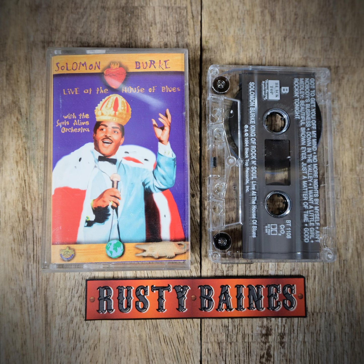 Cassette Tape, Solomon Burke, Live at the House of the Blues