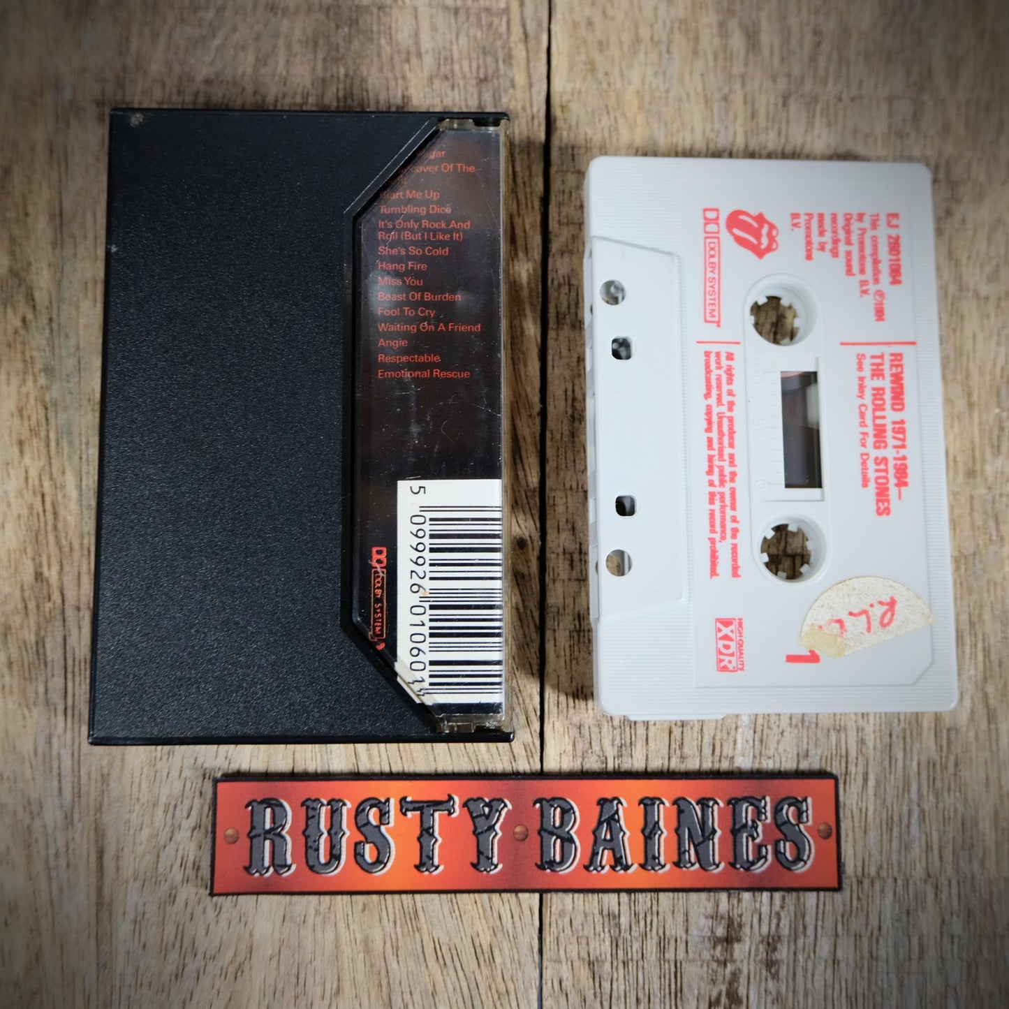 Cassette Tape, Rolling Stones, Rewind 1971-1984