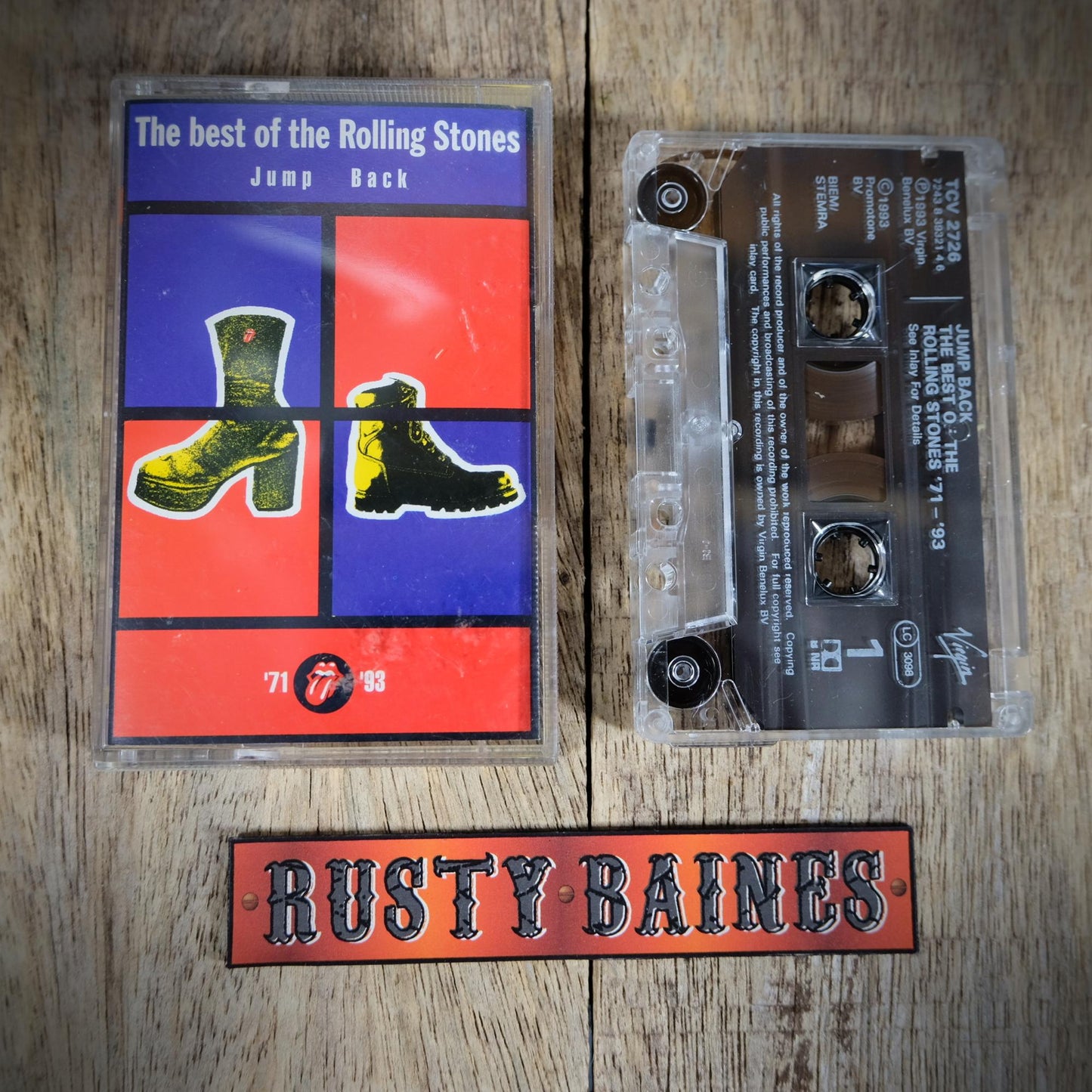 Cassette Tape, The Best of the Rolling Stones, Jump Back