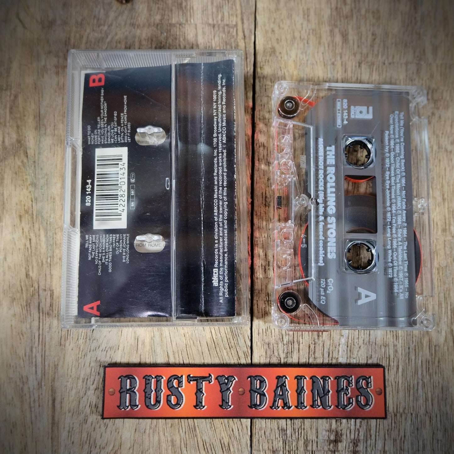 Cassette Tape, The Rolling Stones, More Hot Rocks