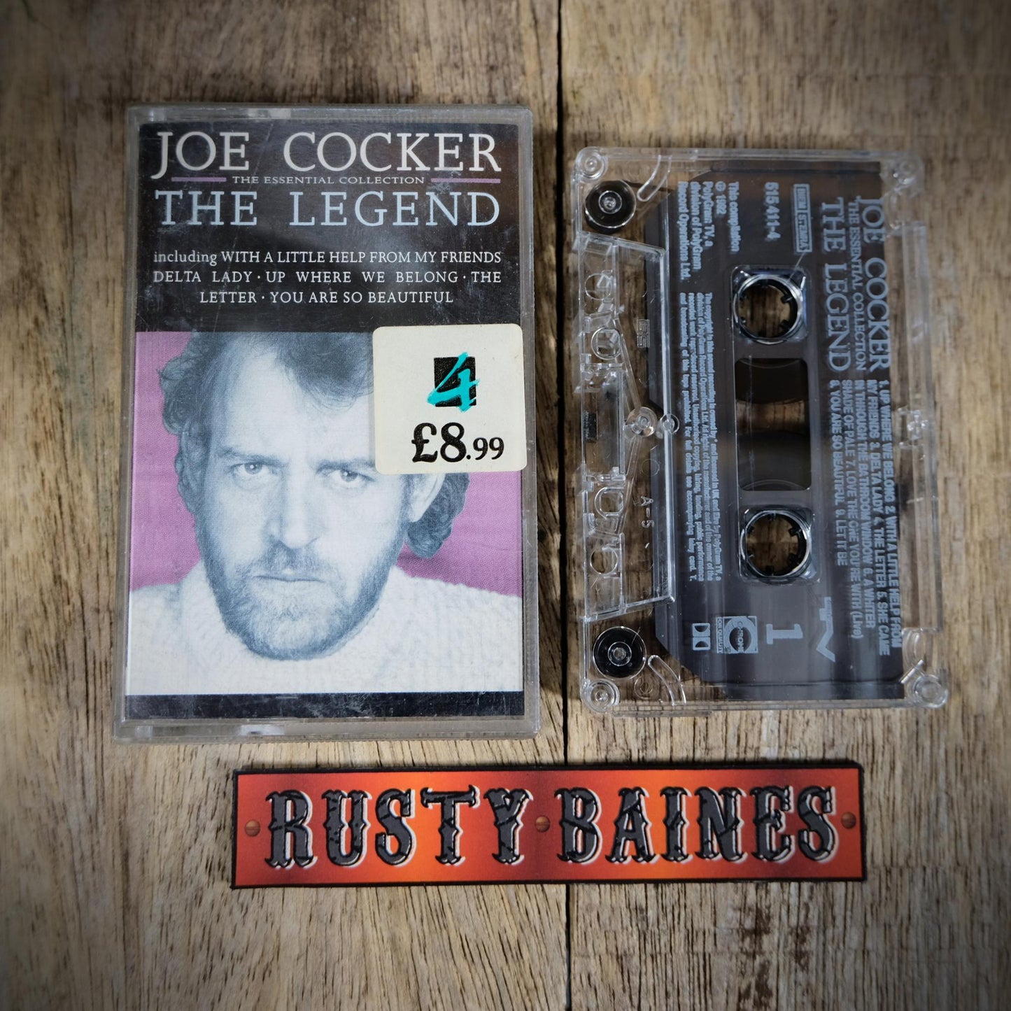 Cassette Tape, Joe Cocker, The Legend