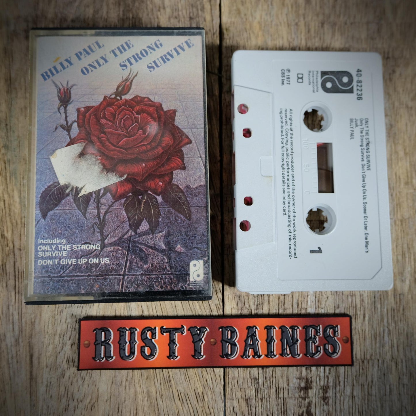 Cassette Tape, Billy Paul, Only the Strong Survive