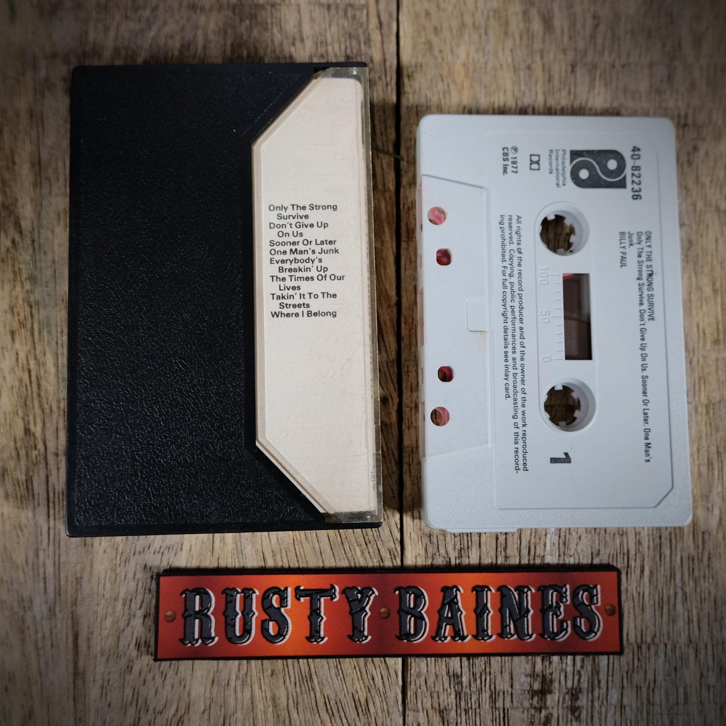Cassette Tape, Billy Paul, Only the Strong Survive