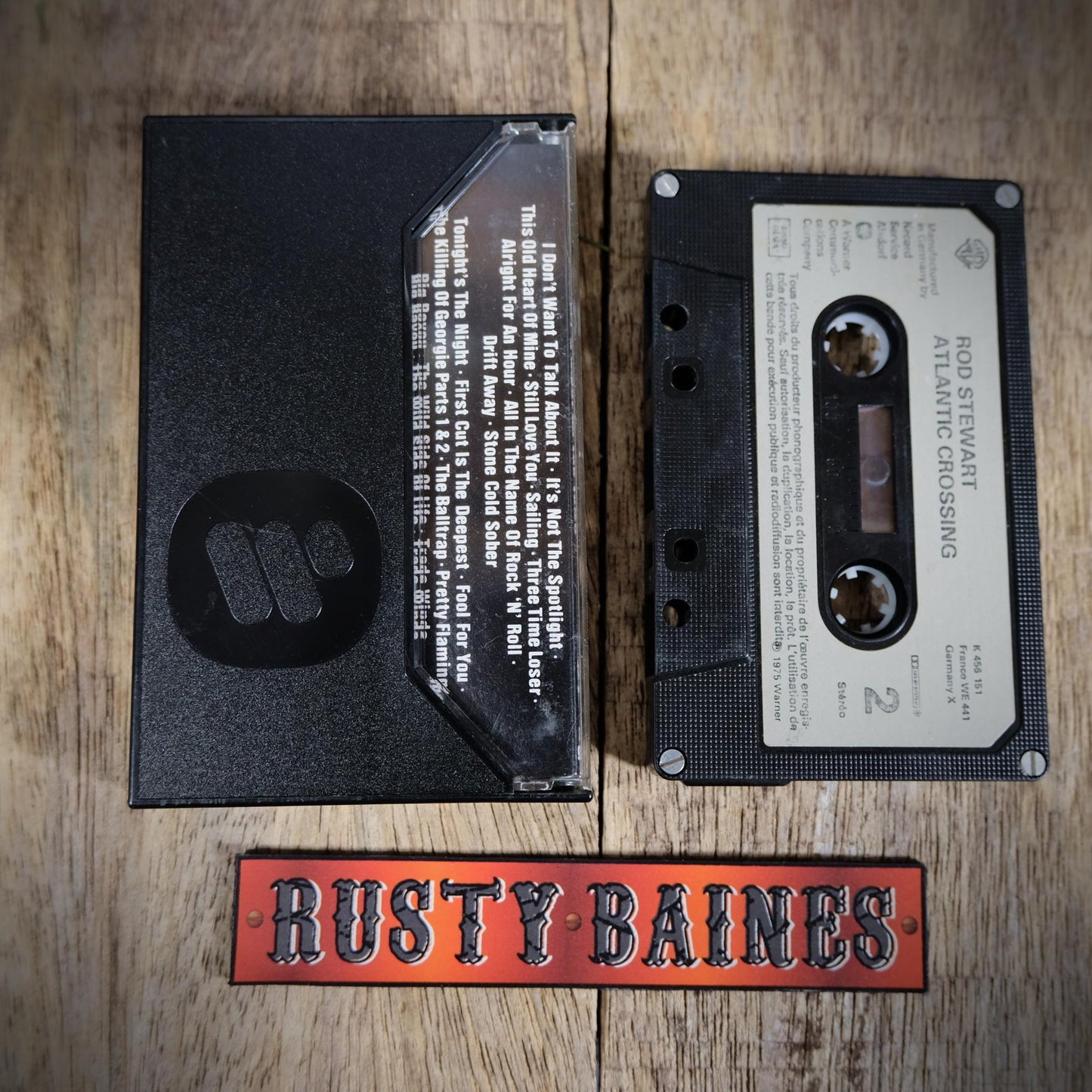 Cassette Tape, Rod Stewart, Atlantic Crossing & A Night on the Town