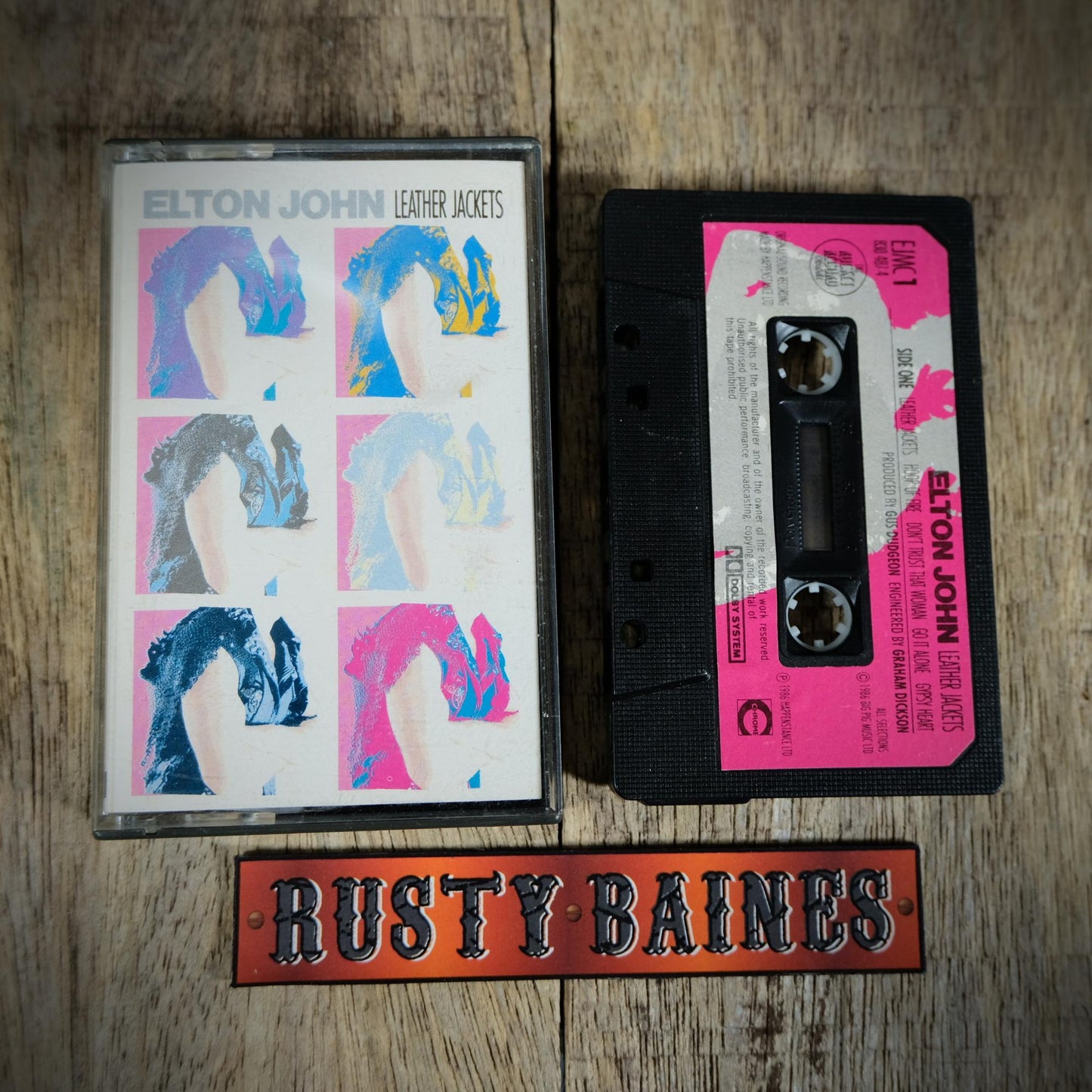 Cassette Tape, Elton John, Leather Jackets
