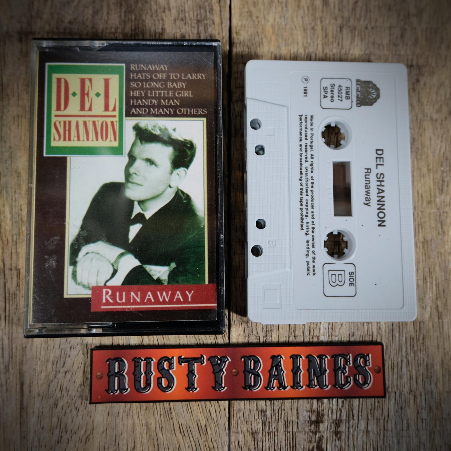 Cassette Tape, Del Shannon, Runaway