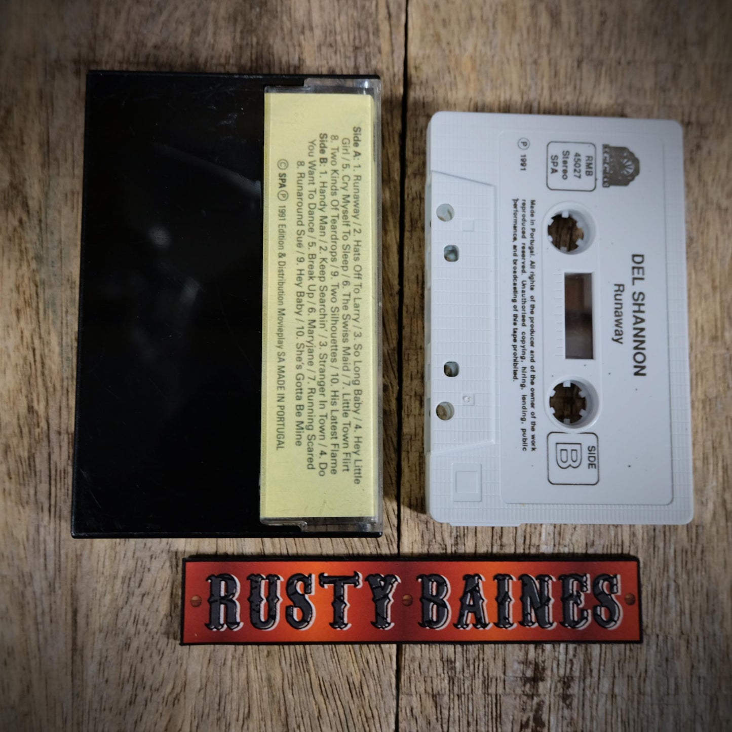 Cassette Tape, Del Shannon, Runaway