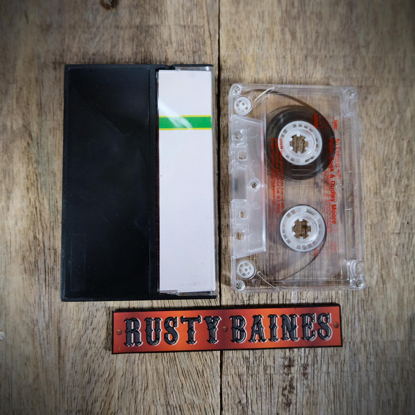 Cassette Tape, Comic Relief an Evening with Peter Cook and Dudley Moore