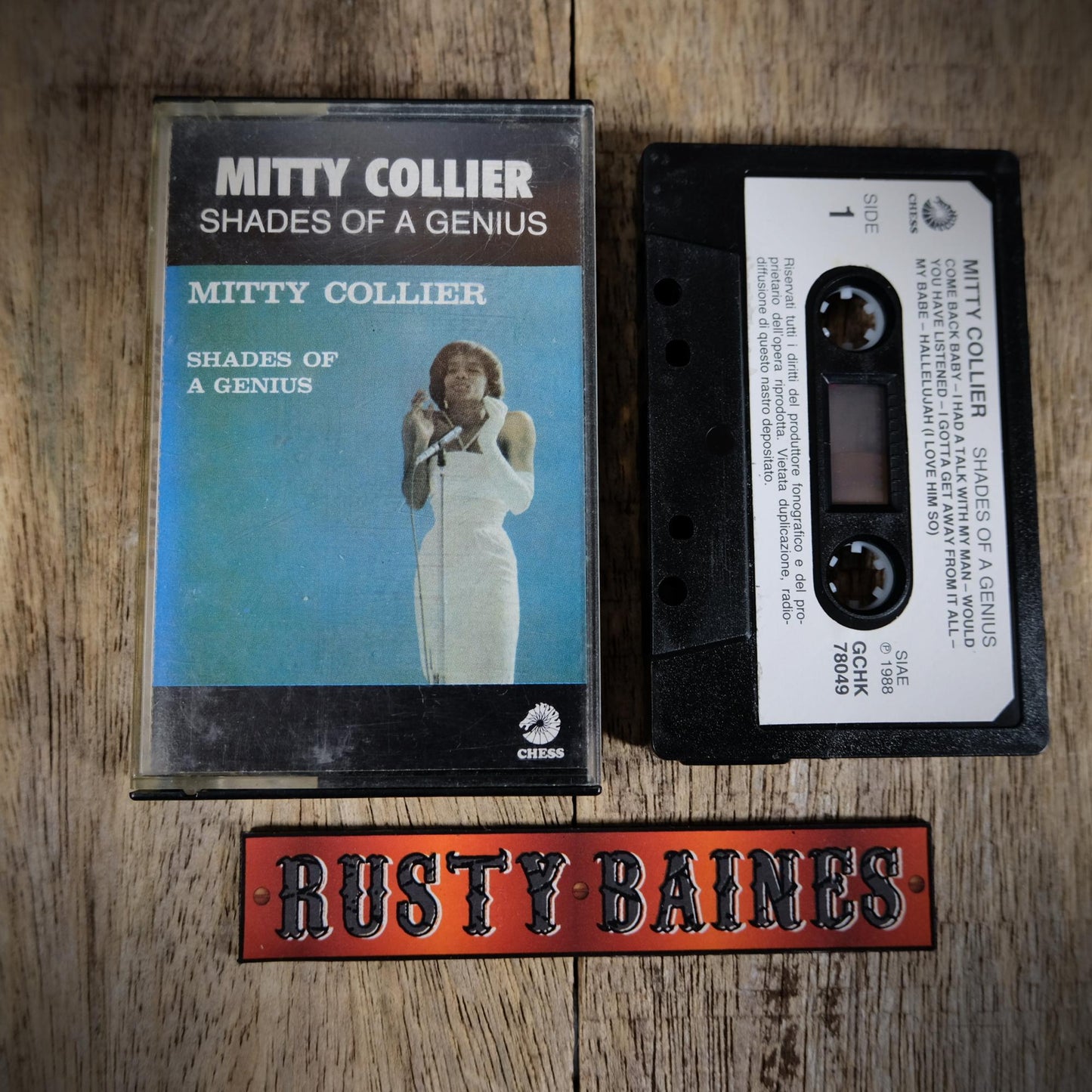 Cassette Tape, Mitty Collier, Shades of a Genius