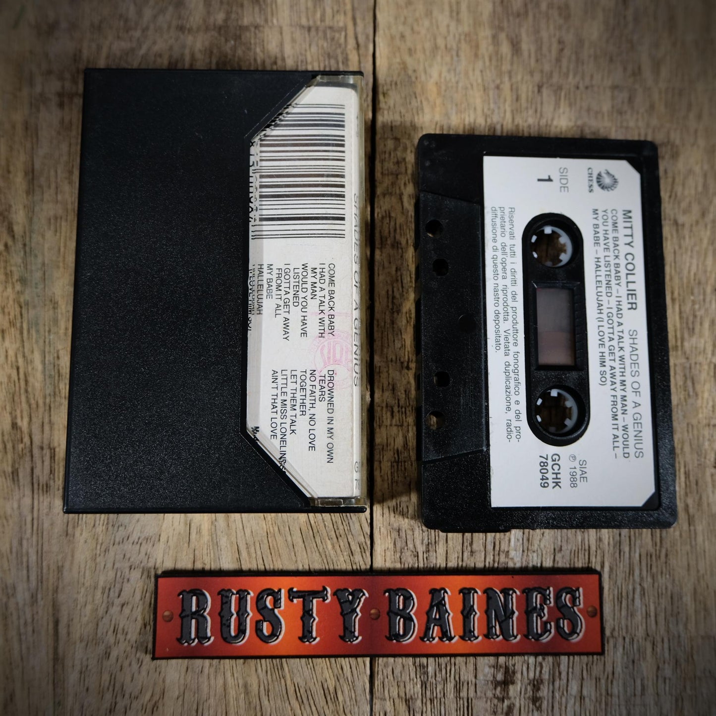 Cassette Tape, Mitty Collier, Shades of a Genius