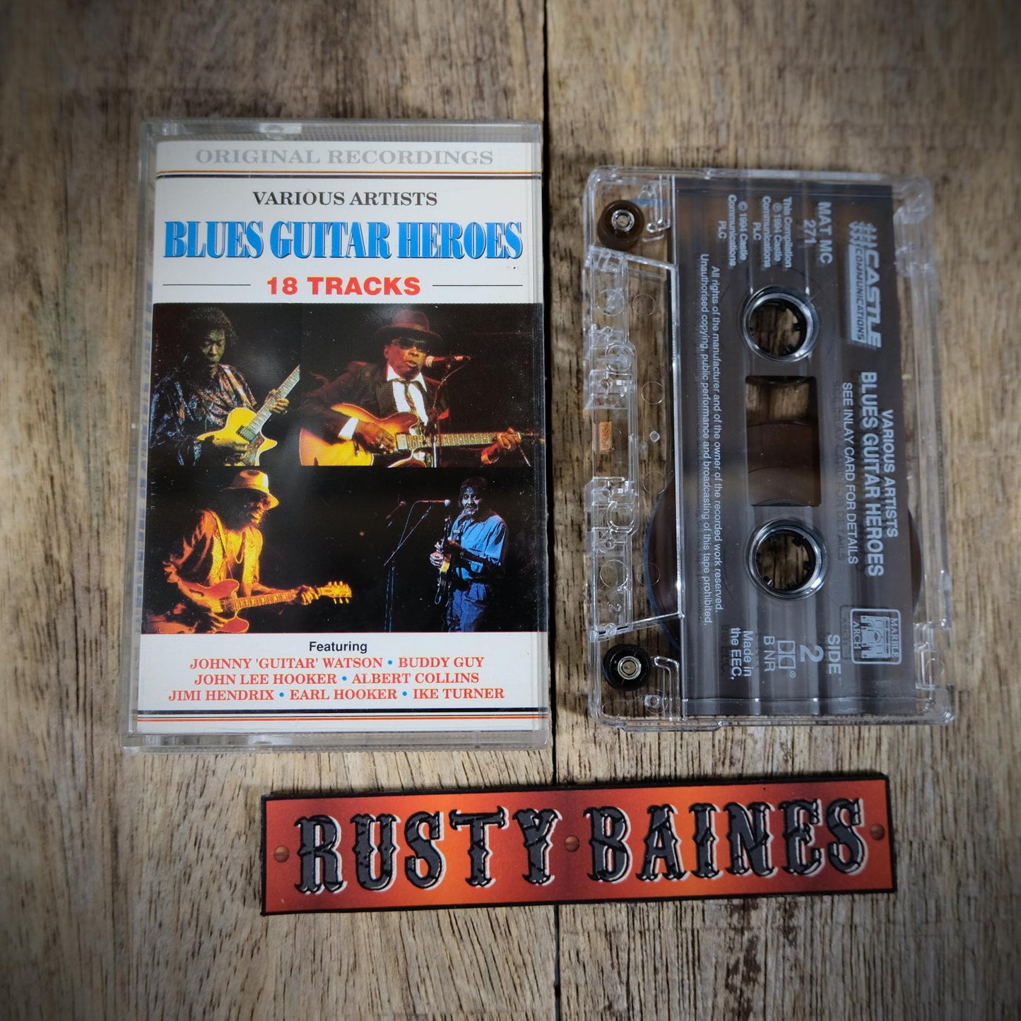 Cassette Tape, Blues Guitar Heroes