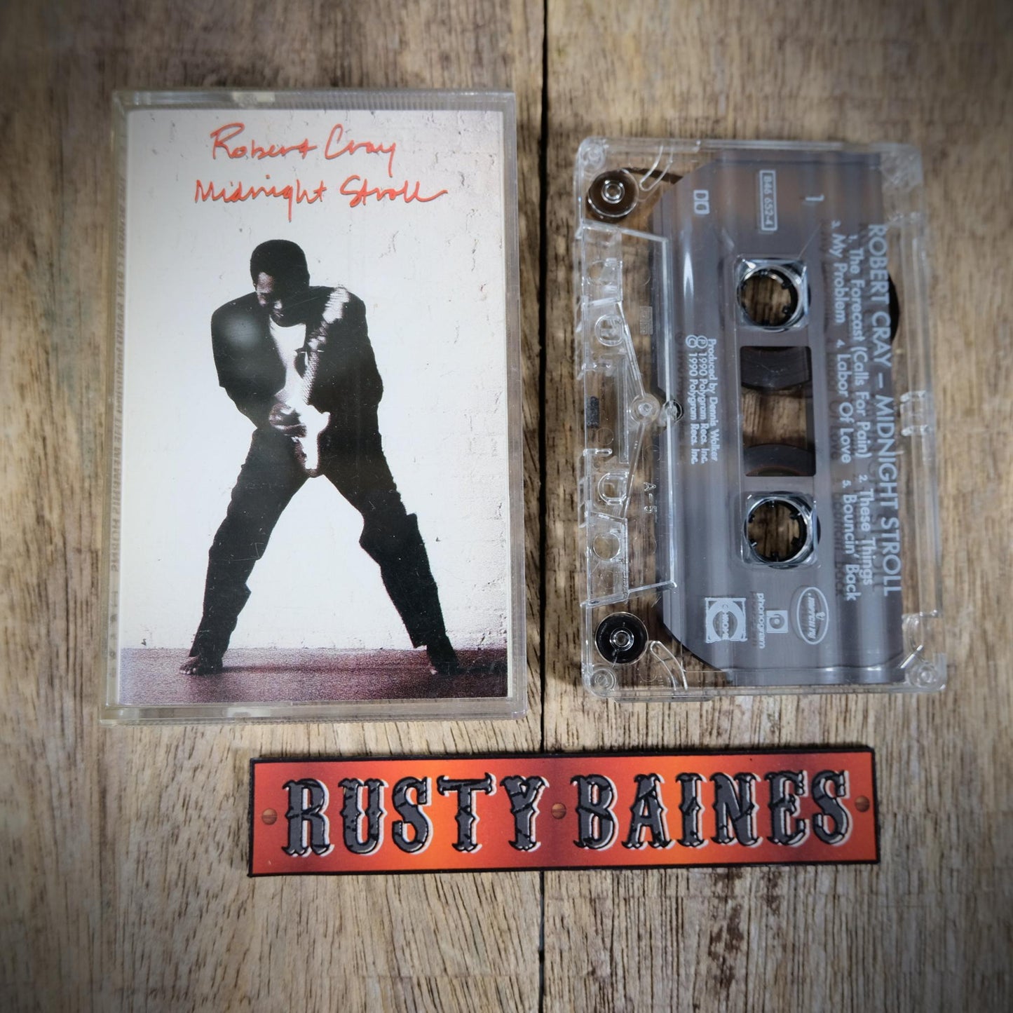 Cassette Tape, Robert Cray Midnight Stroll