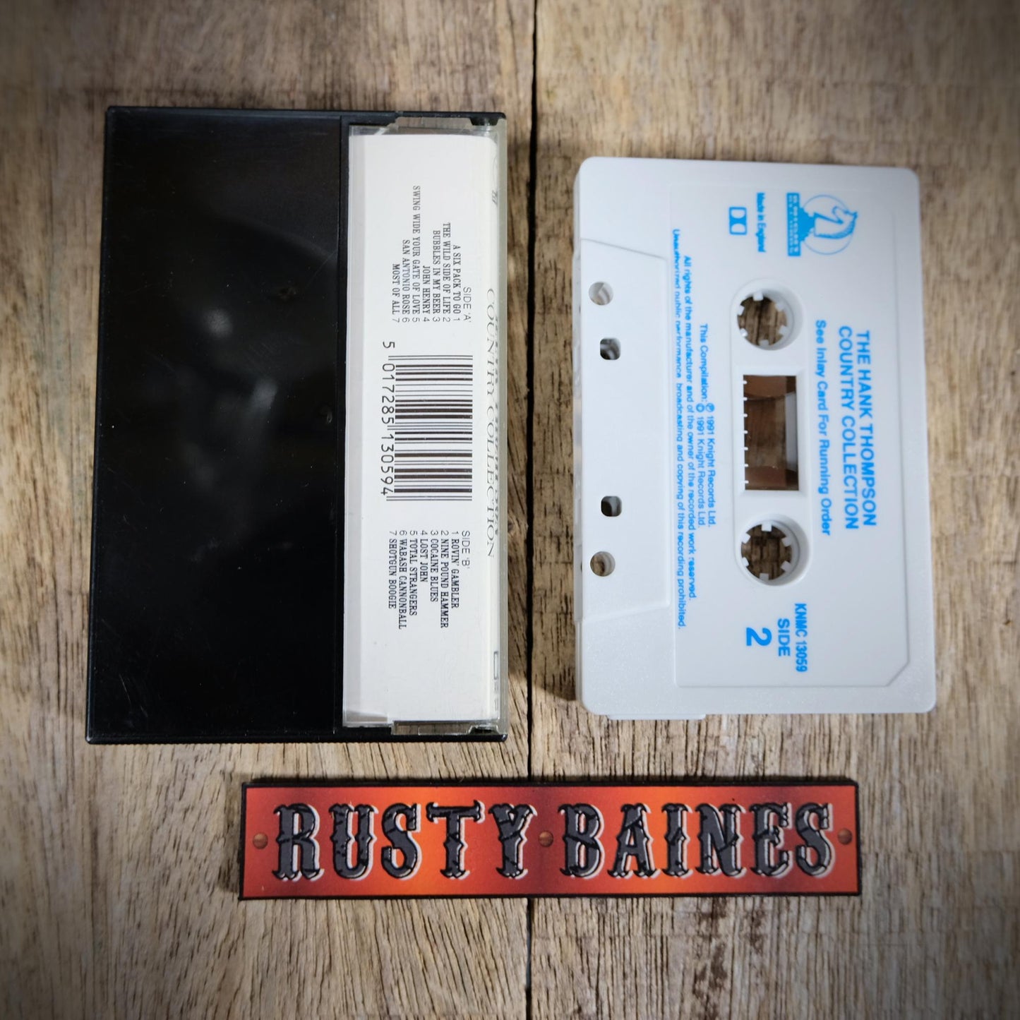 Cassette Tape, The Hank Thompson Country Collection