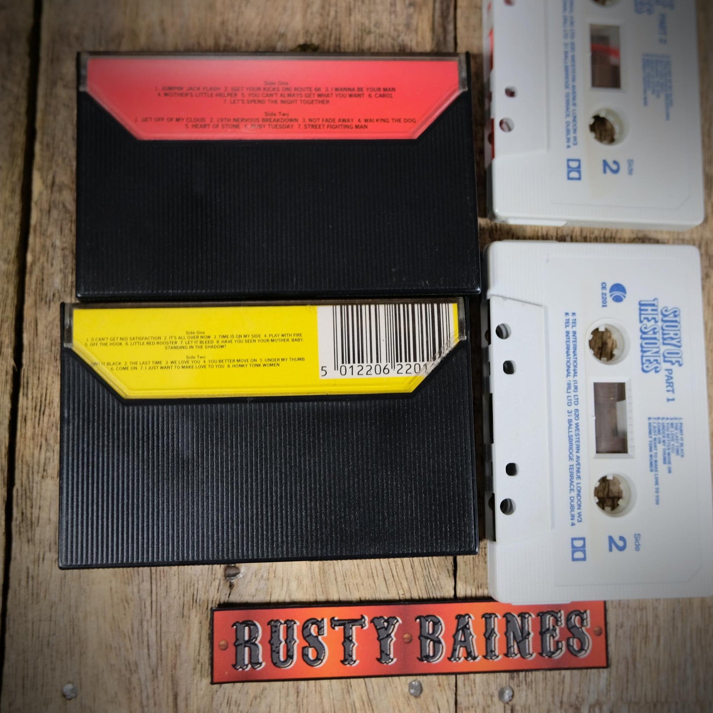 Cassette Tape, The Story of the Rolling Stones Part 1 & 2