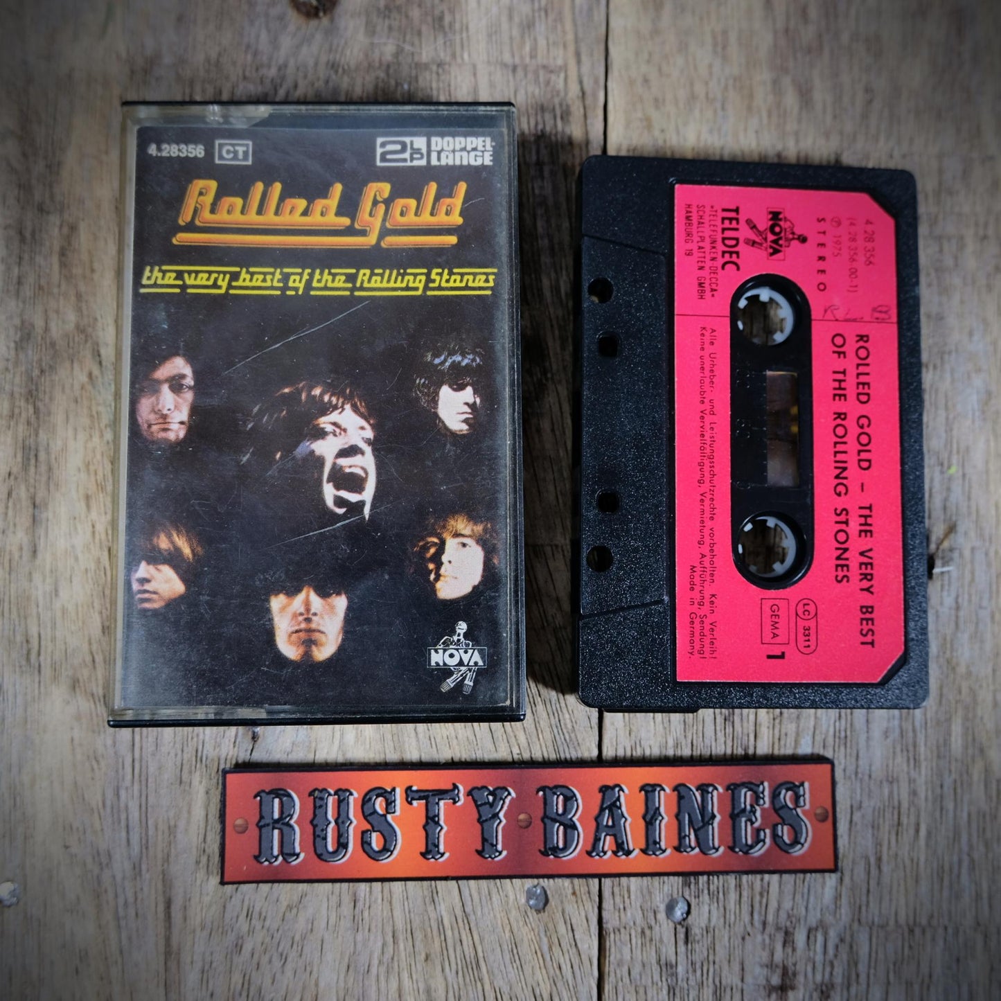 Cassette Tape, Rolling Stones, Rolled Gold