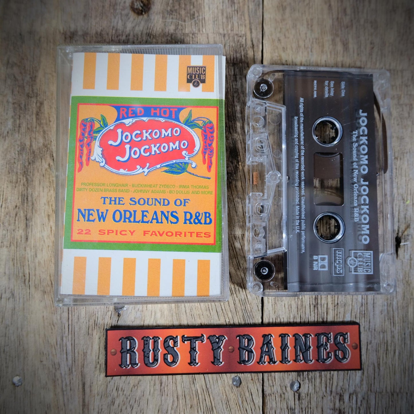 Cassette Tape, Jockomo Jockomo The Sound of New Orleans R&B