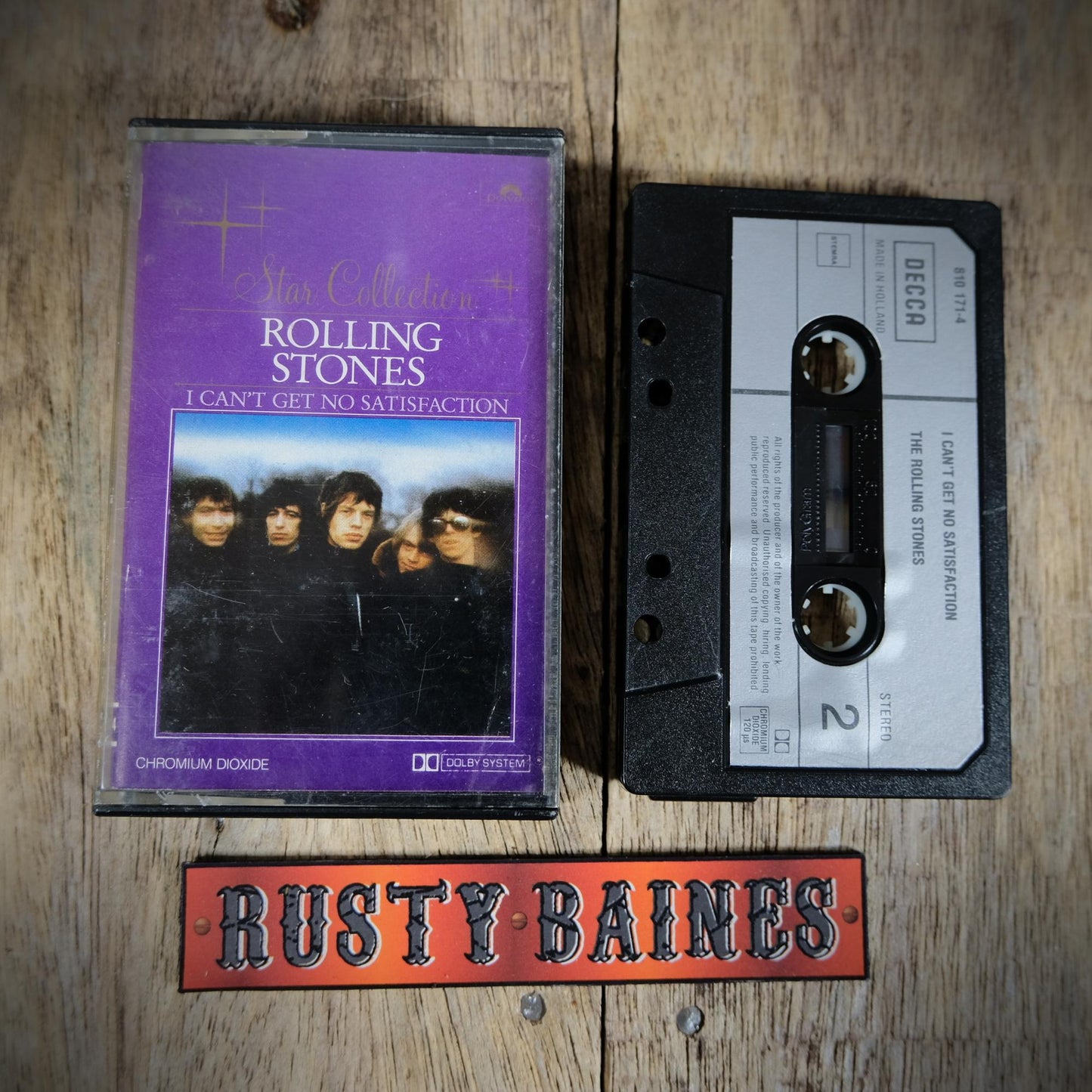 Cassette Tape, Rolling Stones, I Can't Get No Satisfaction