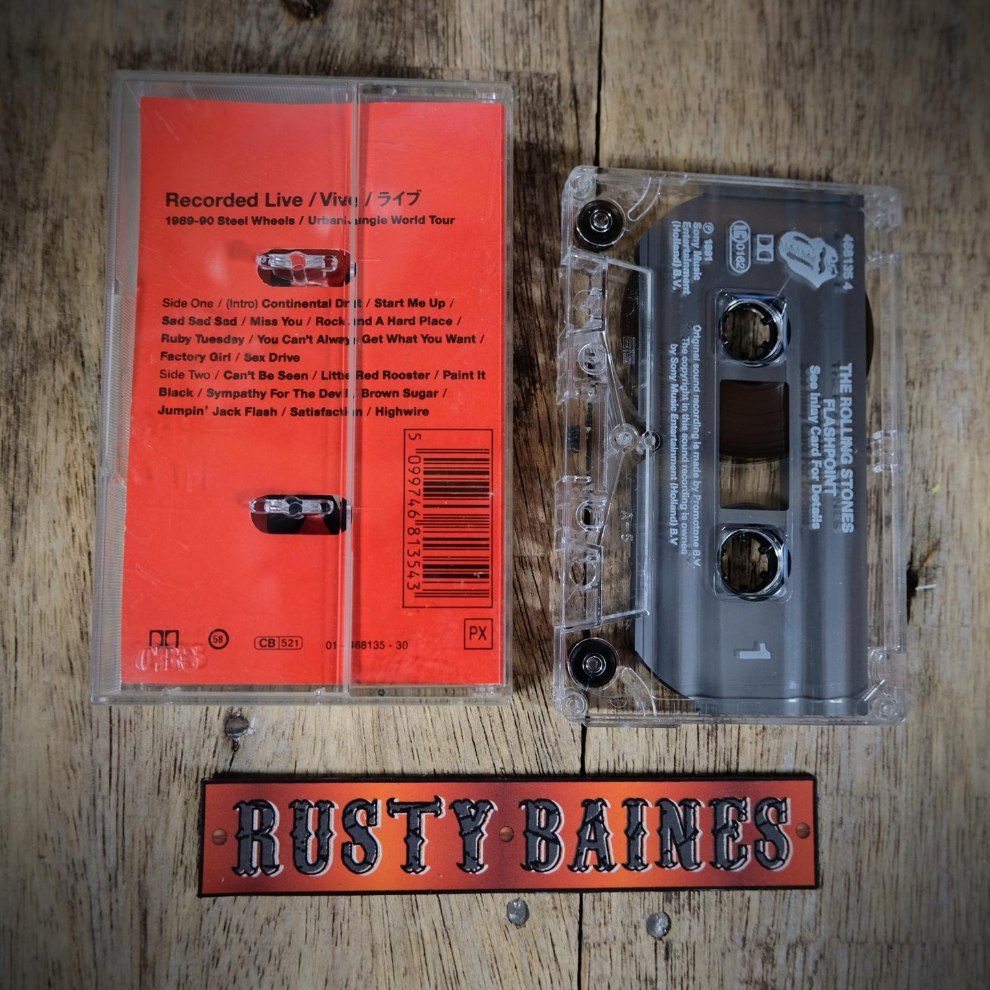 Cassette Tape, Rolling Stones Flashpoint