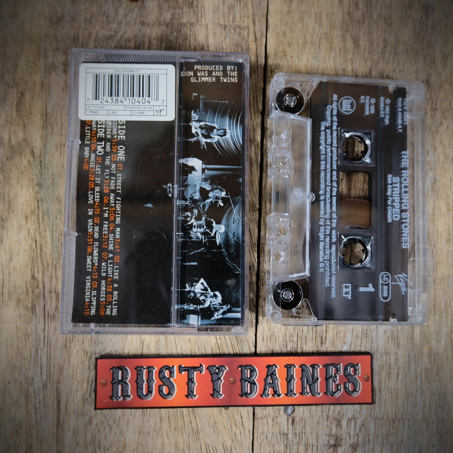 Cassette Tape, The Rolling Stones, Stripped