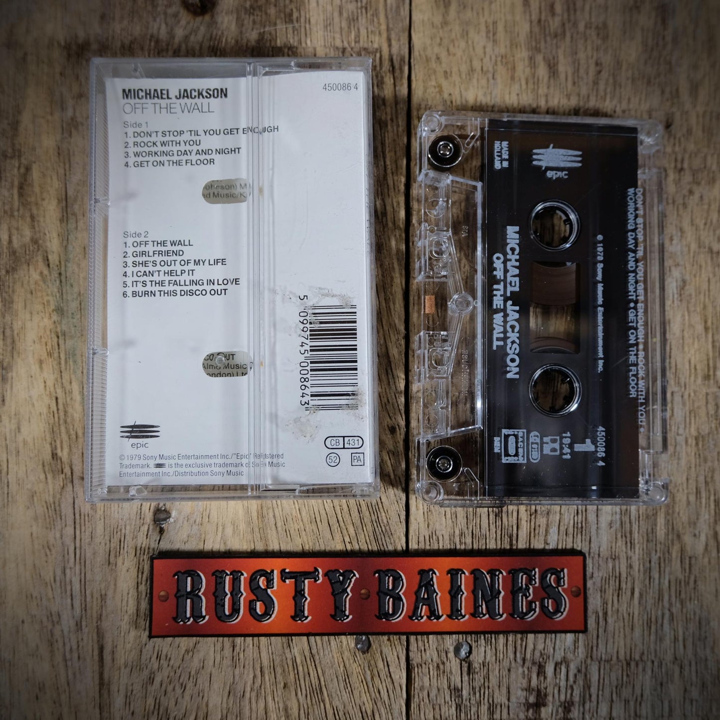 Cassette Tape, Michael Jackson Off the Wall