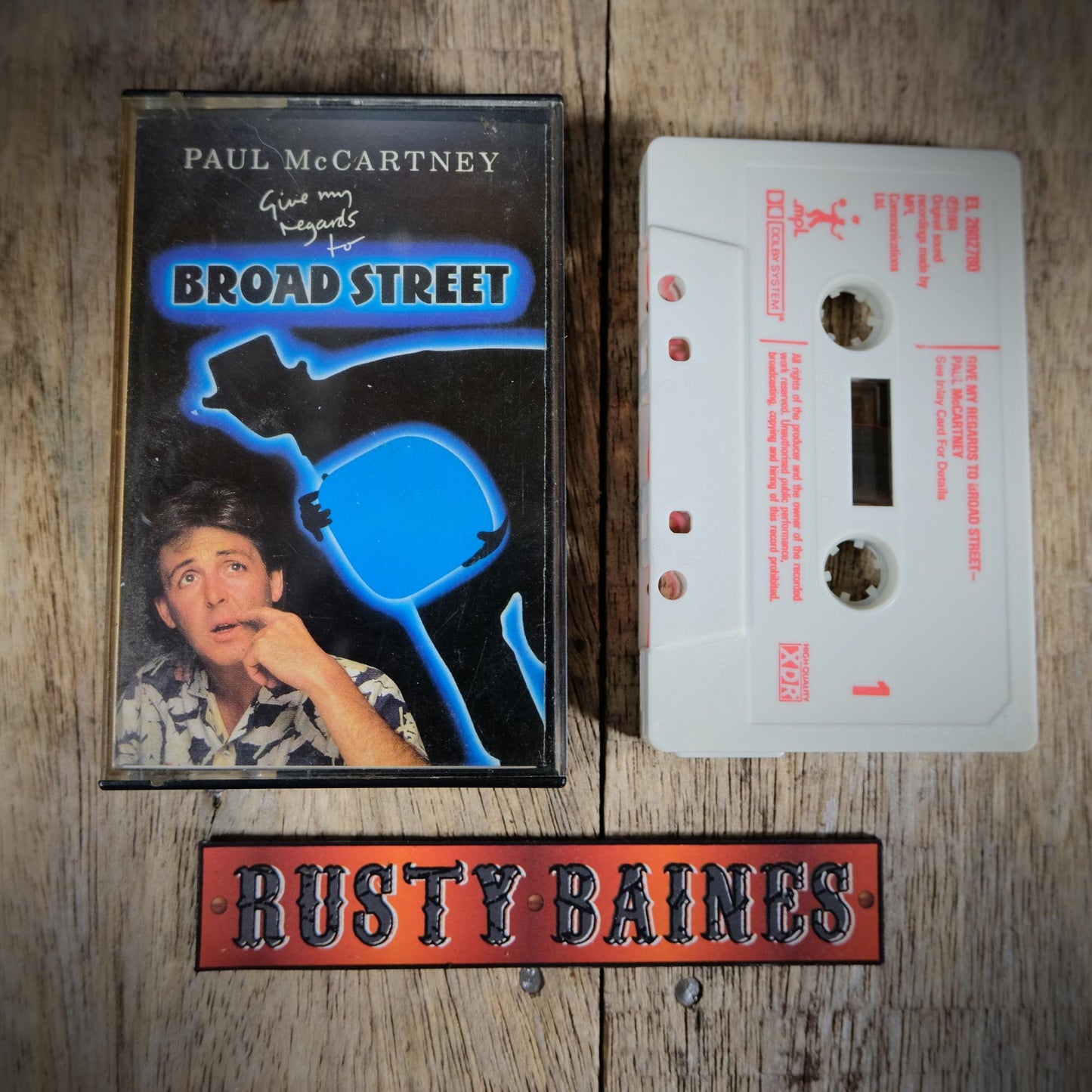Cassette Tape, Paul McCartney Give My Regards to Broad Street