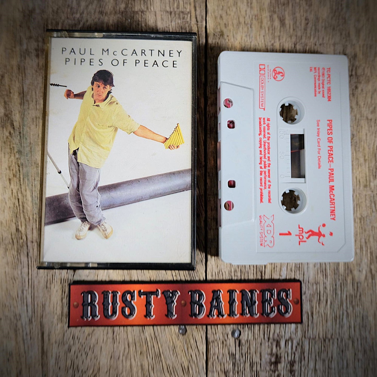 Cassette Tape, Paul McCartney Pipes of Peace