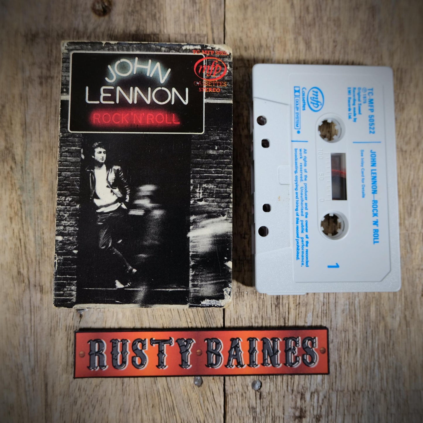 Cassette Tape, John Lennon Rock N Roll