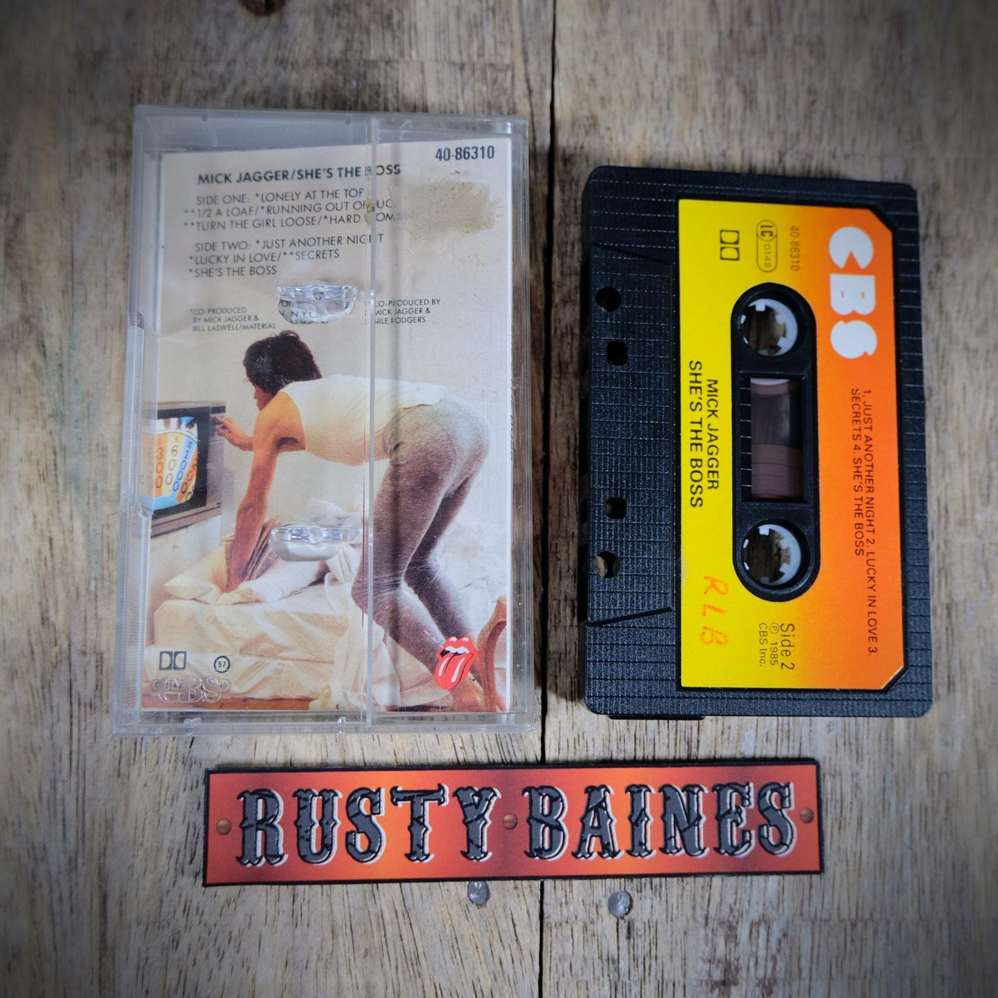 Cassette Tape, Mick Jagger, She's the Boss