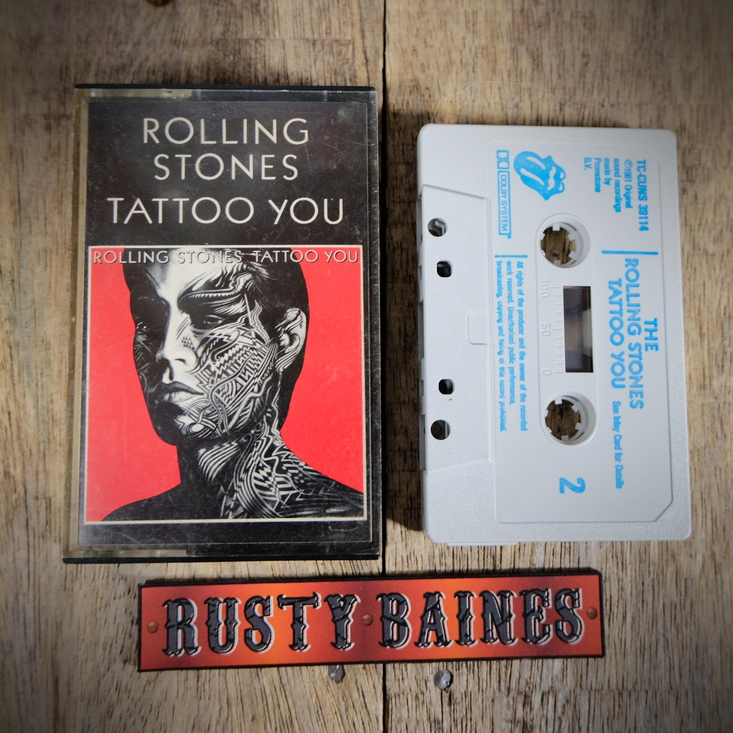 Cassette Tape, Rolling Stones, Tattoo You