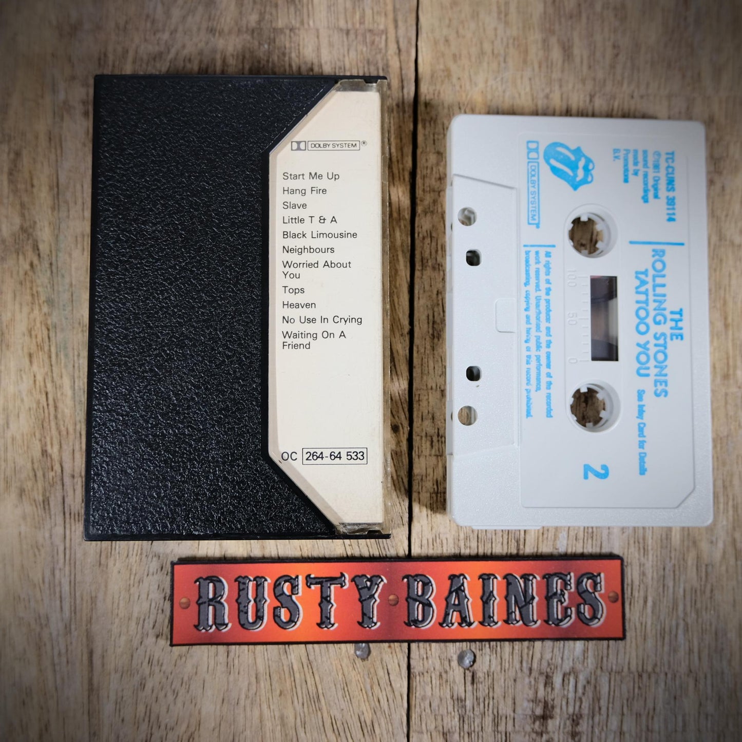 Cassette Tape, Rolling Stones, Tattoo You