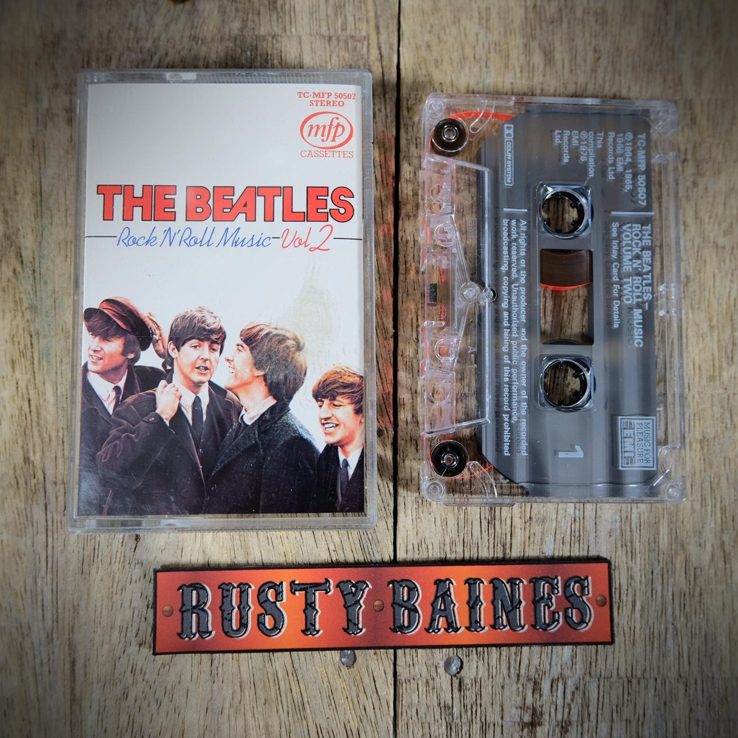 Cassette Tape, The Beatles, Rock N Roll Music Vol.2