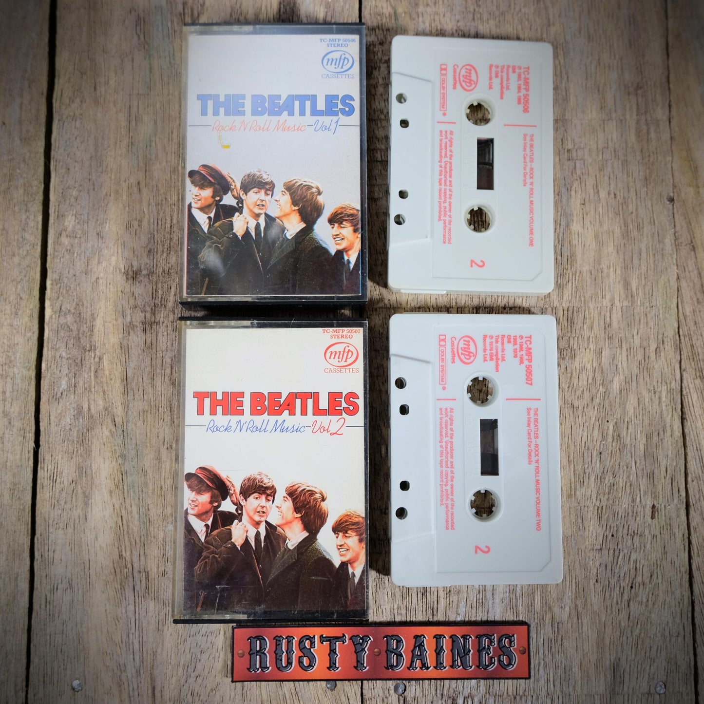 Cassette Tape, The Beatles, Rock N Roll Music Vol.1 & Vol.2 Set