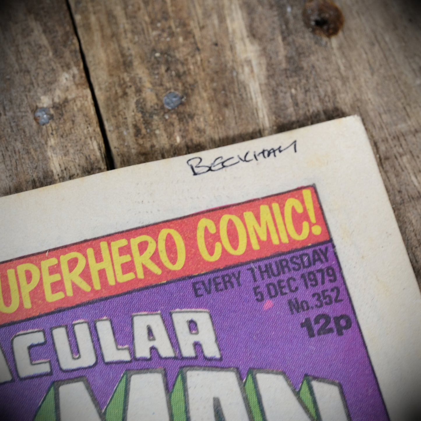 UK Marvel Comic, Spider-Man and Hulk Weekly 5 December 1979 #352