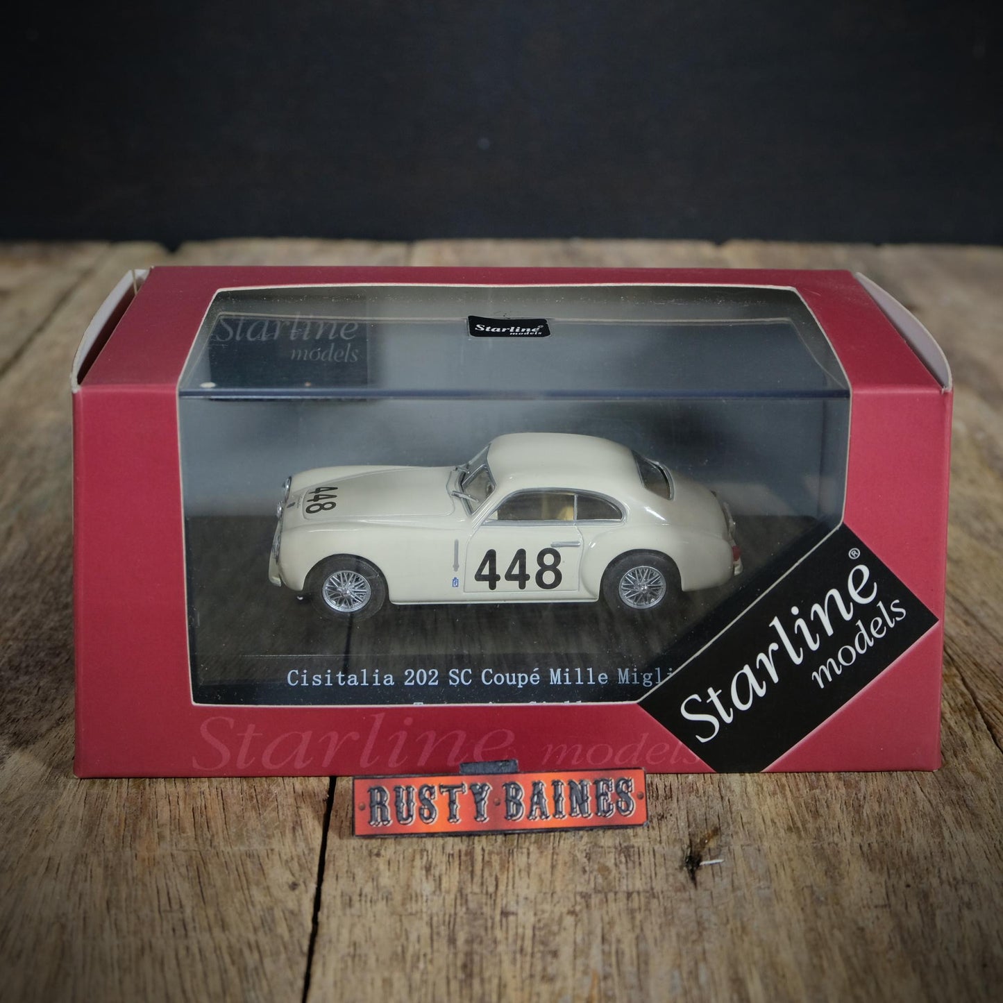Cisitalia 202 SC Coupe, 1949 Mille Miglia, Starline Models, 1/43 Scale, Boxed