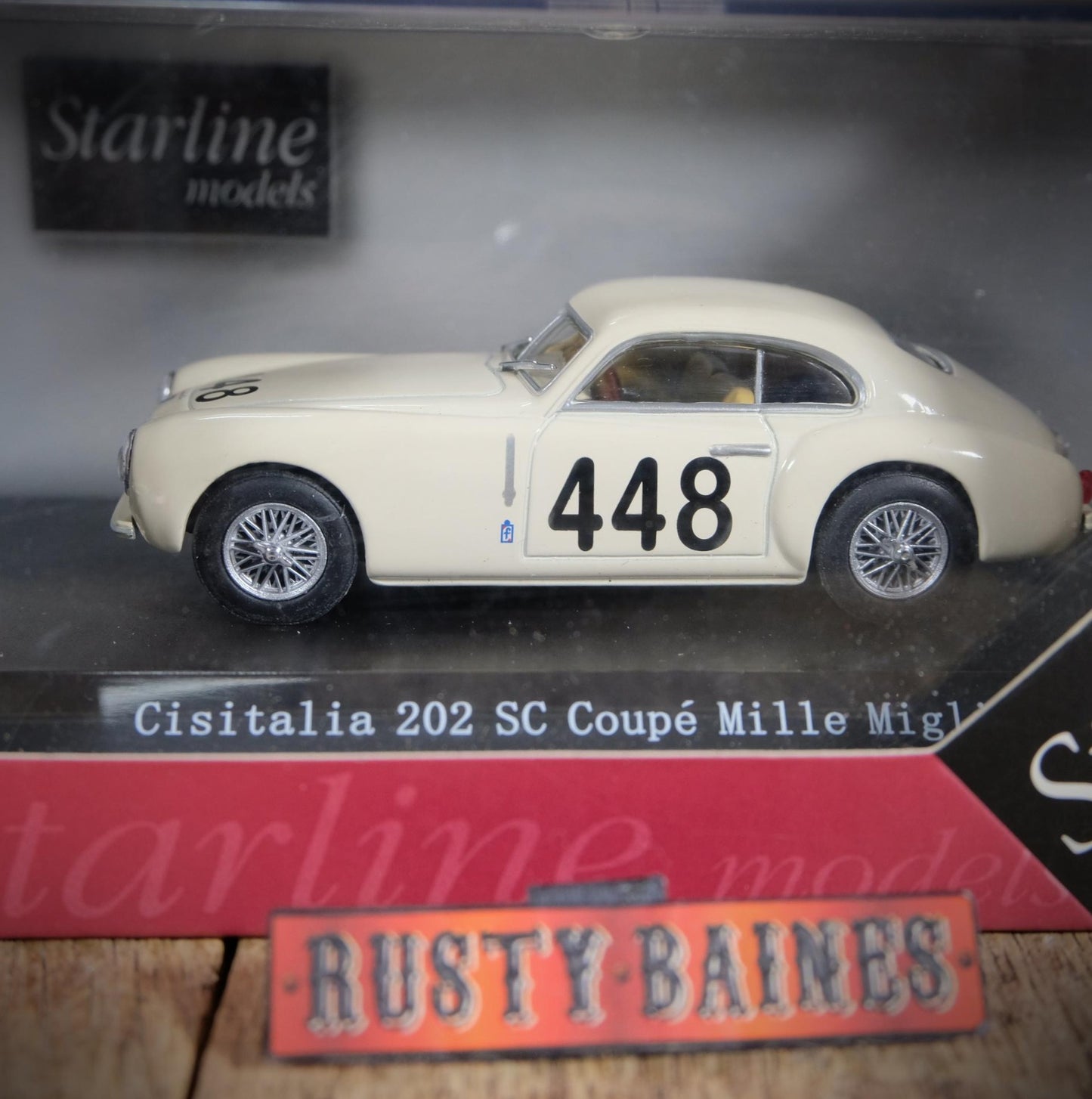 Cisitalia 202 SC Coupe, 1949 Mille Miglia, Starline Models, 1/43 Scale, Boxed