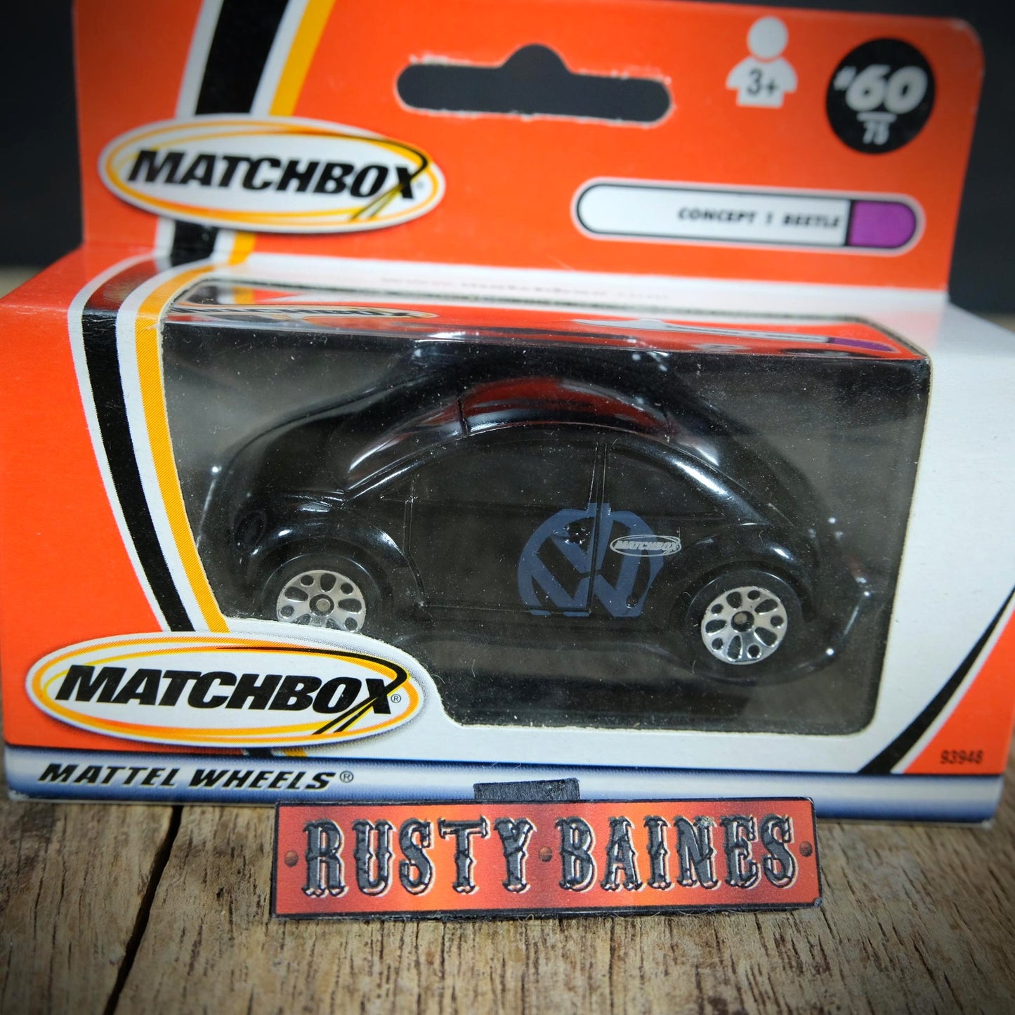 Matchbox VW Volkswagen Beetle Concept (black) & Porsche 959 (silver) Boxed
