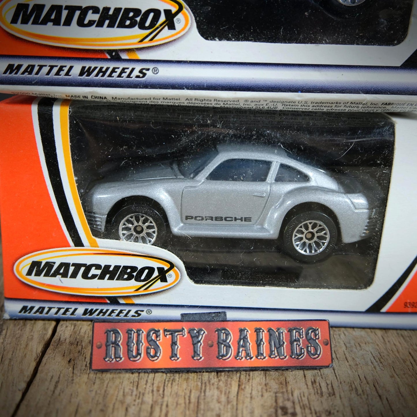 Matchbox Lamborghini Diablo (blue) & Porsche 959 (silver) Boxed