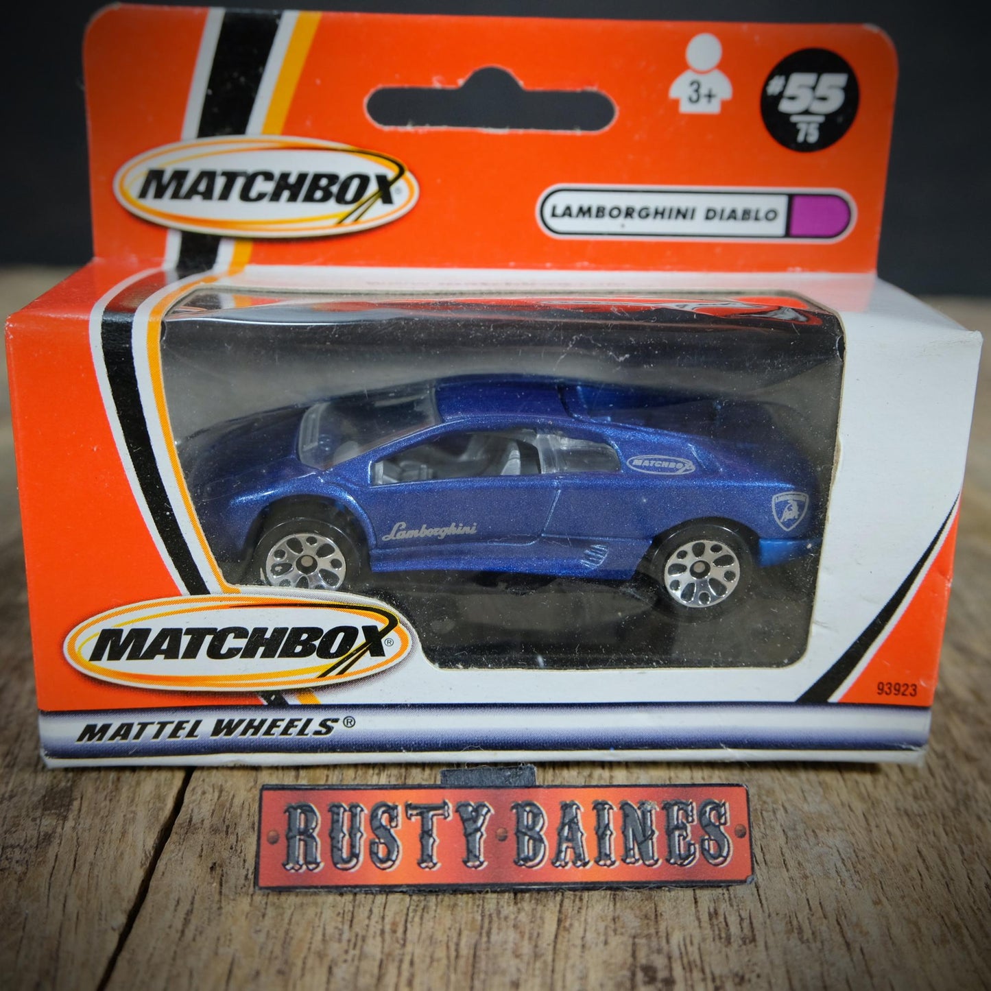 Matchbox Lamborghini Diablo (blue) & Porsche 959 (silver) Boxed