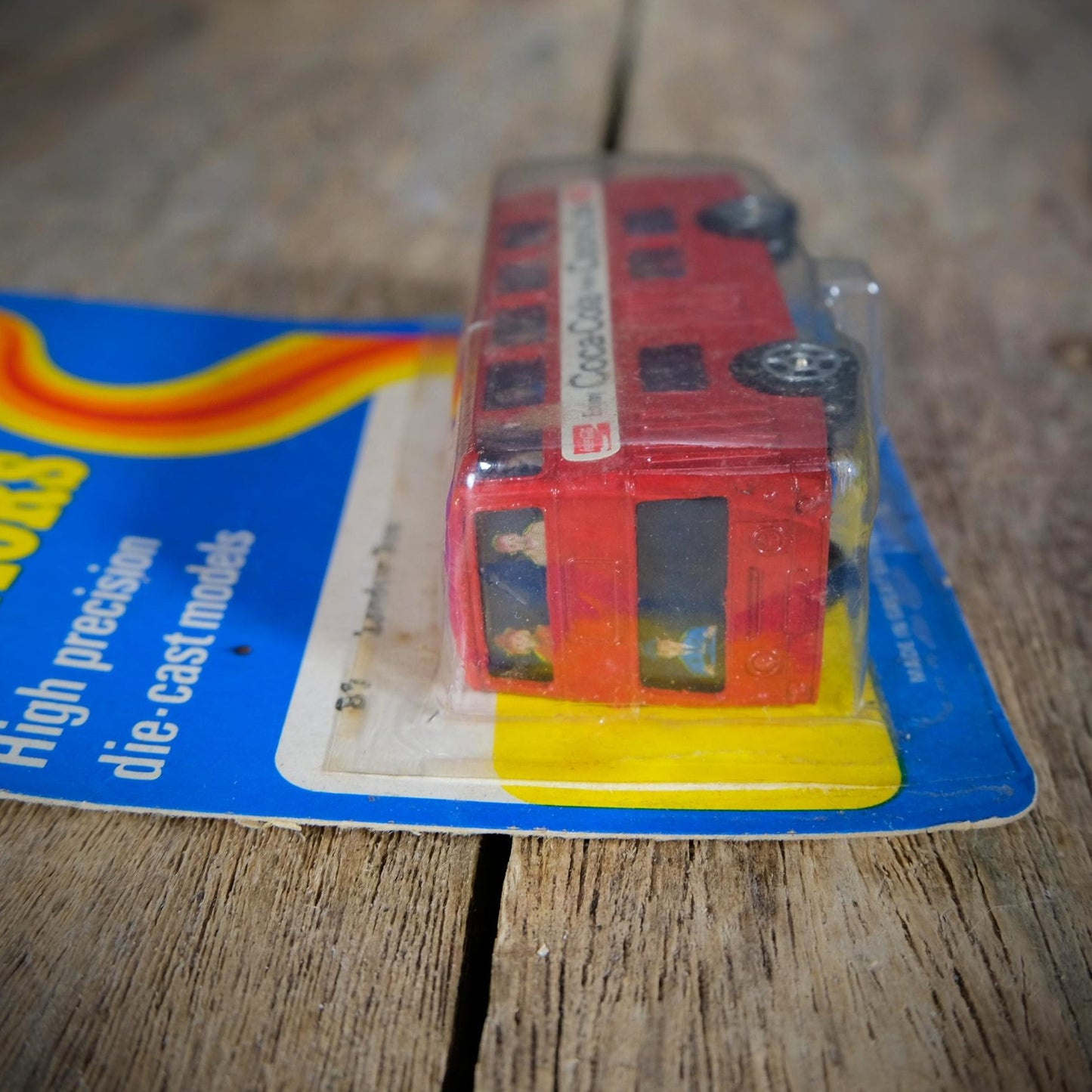 Vintage Corgi Juniors London Bus, Coca Cola Livery