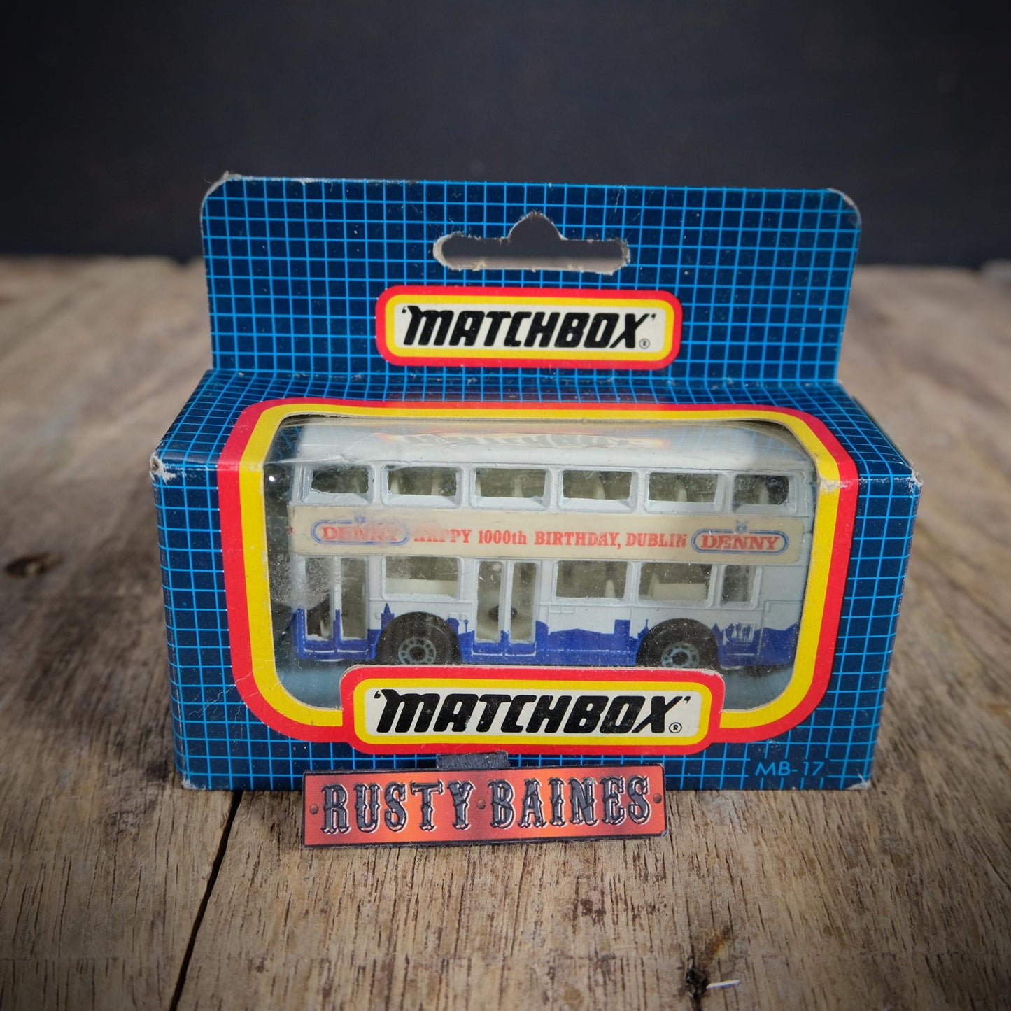 Matchbox MB17 London Double Decker Bus, Denny, Dublin, Boxed
