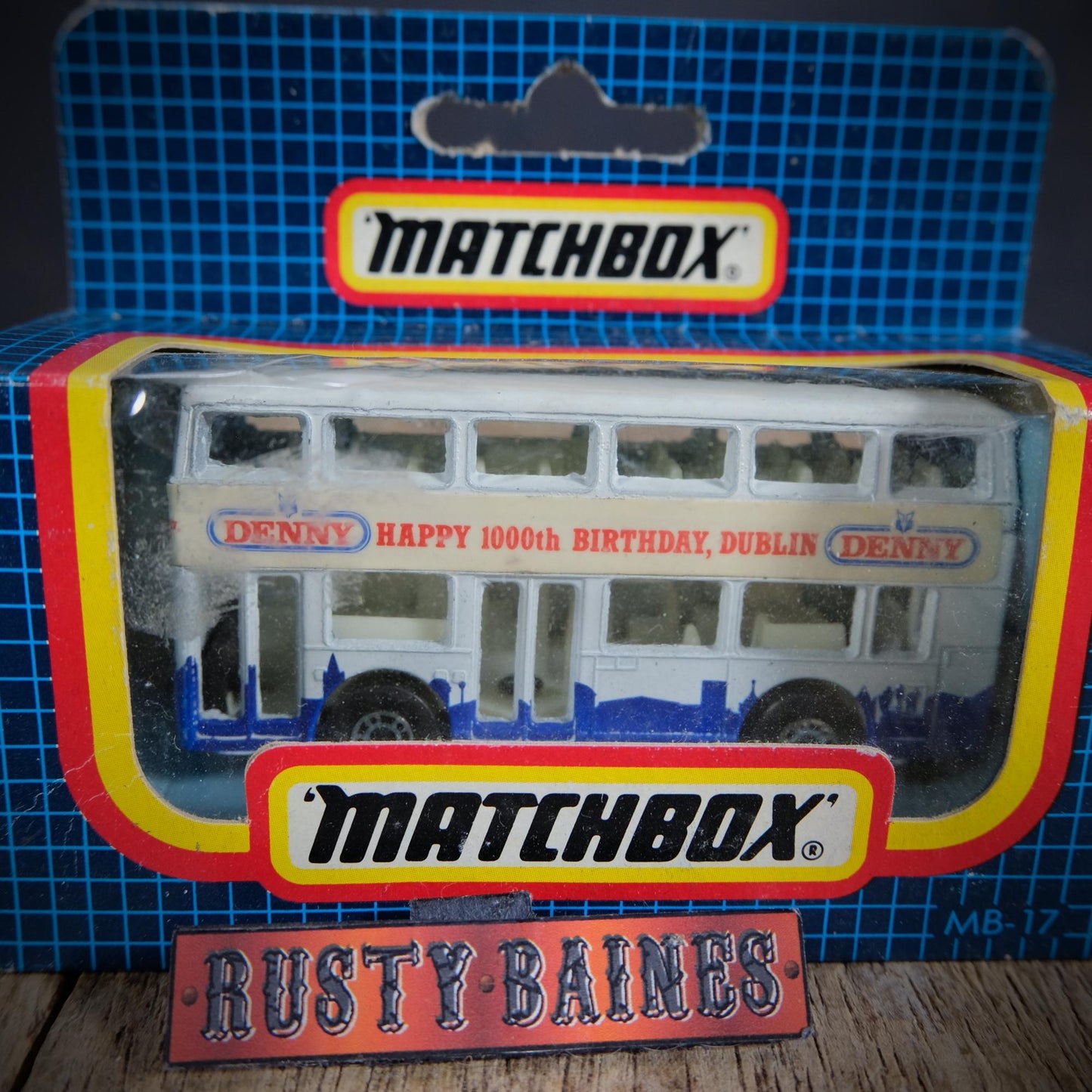 Matchbox MB17 London Double Decker Bus, Denny, Dublin, Boxed