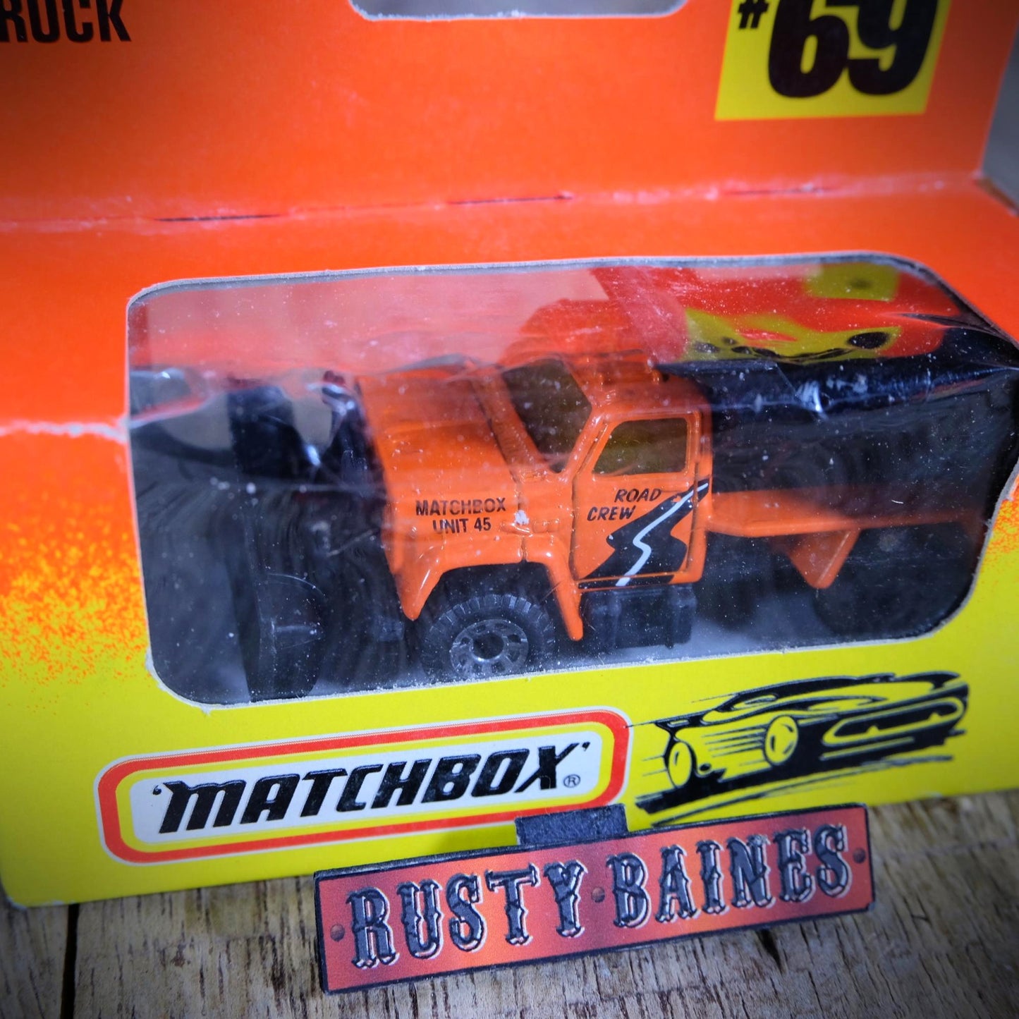 Matchbox Road Maintenance Truck, Orange, Boxed