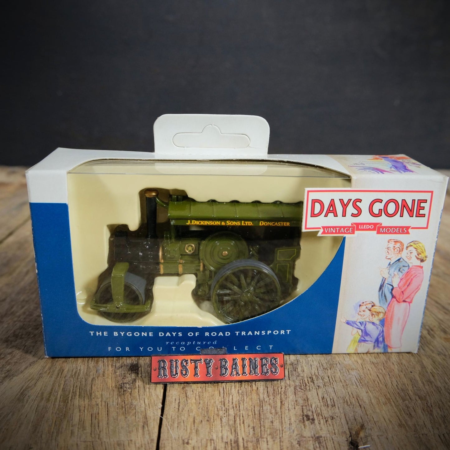 Lledo Days Gone Burrell Showman's Road Roller, J Dickson, Doncaster, 1/76, Boxed