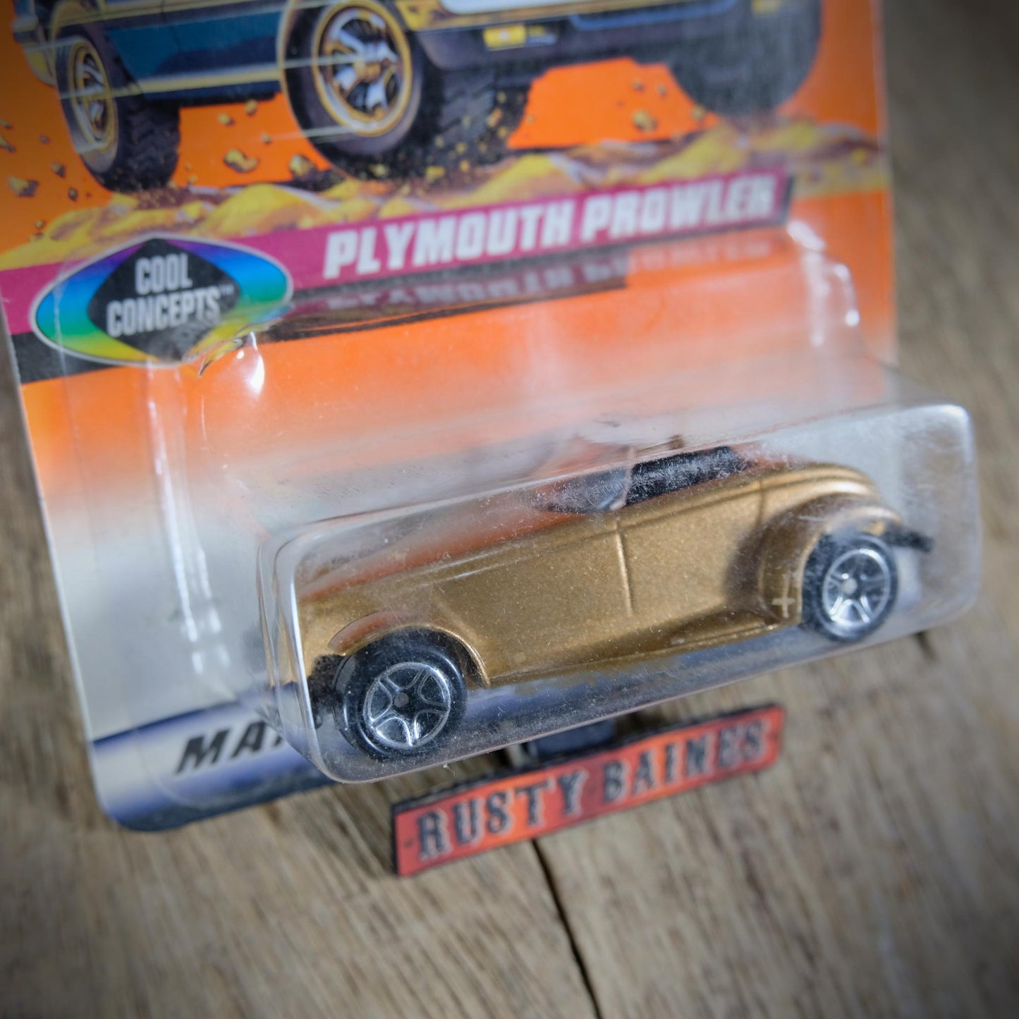 Matchbox Plymouth Prowler Hot Rod Custom, Gold, Sealed
