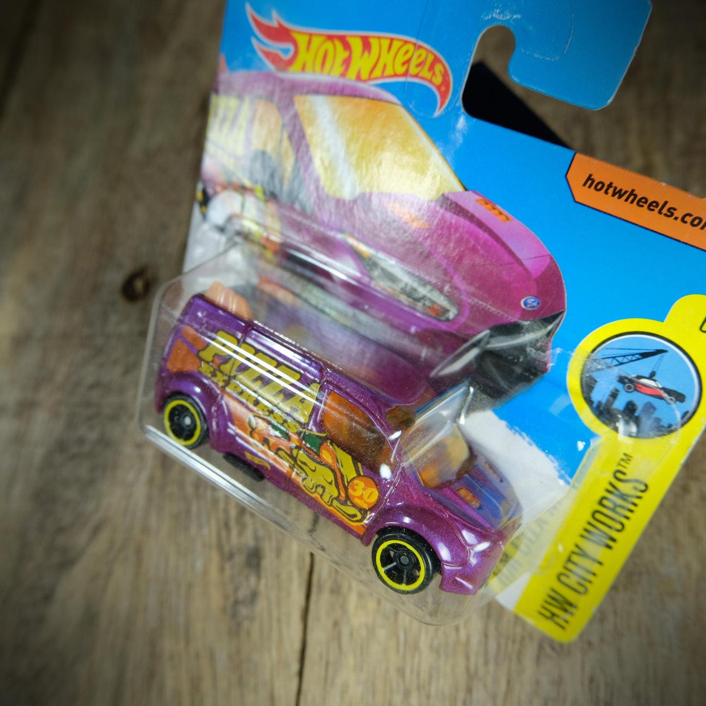 Hot Wheels Ford Transit Connect Pizza Express, Take Away Delivery Van, Sealed